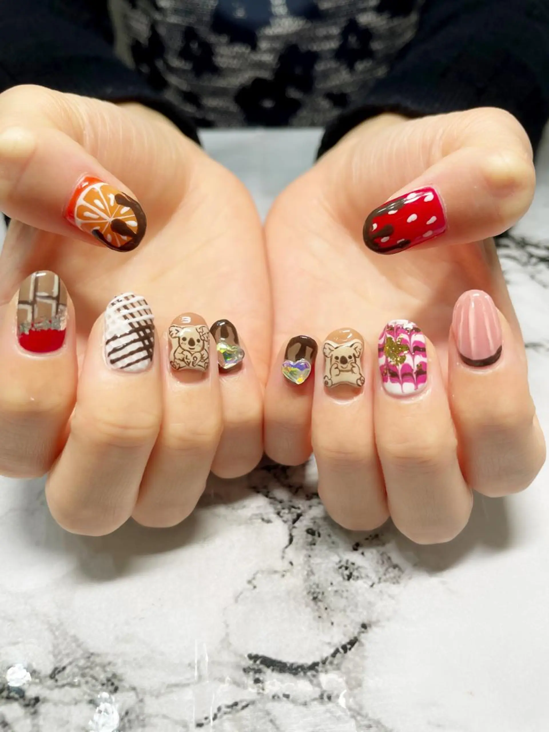 ネイル アートネイル ハンドネイル フットネイル oki nailのネイルデザイン