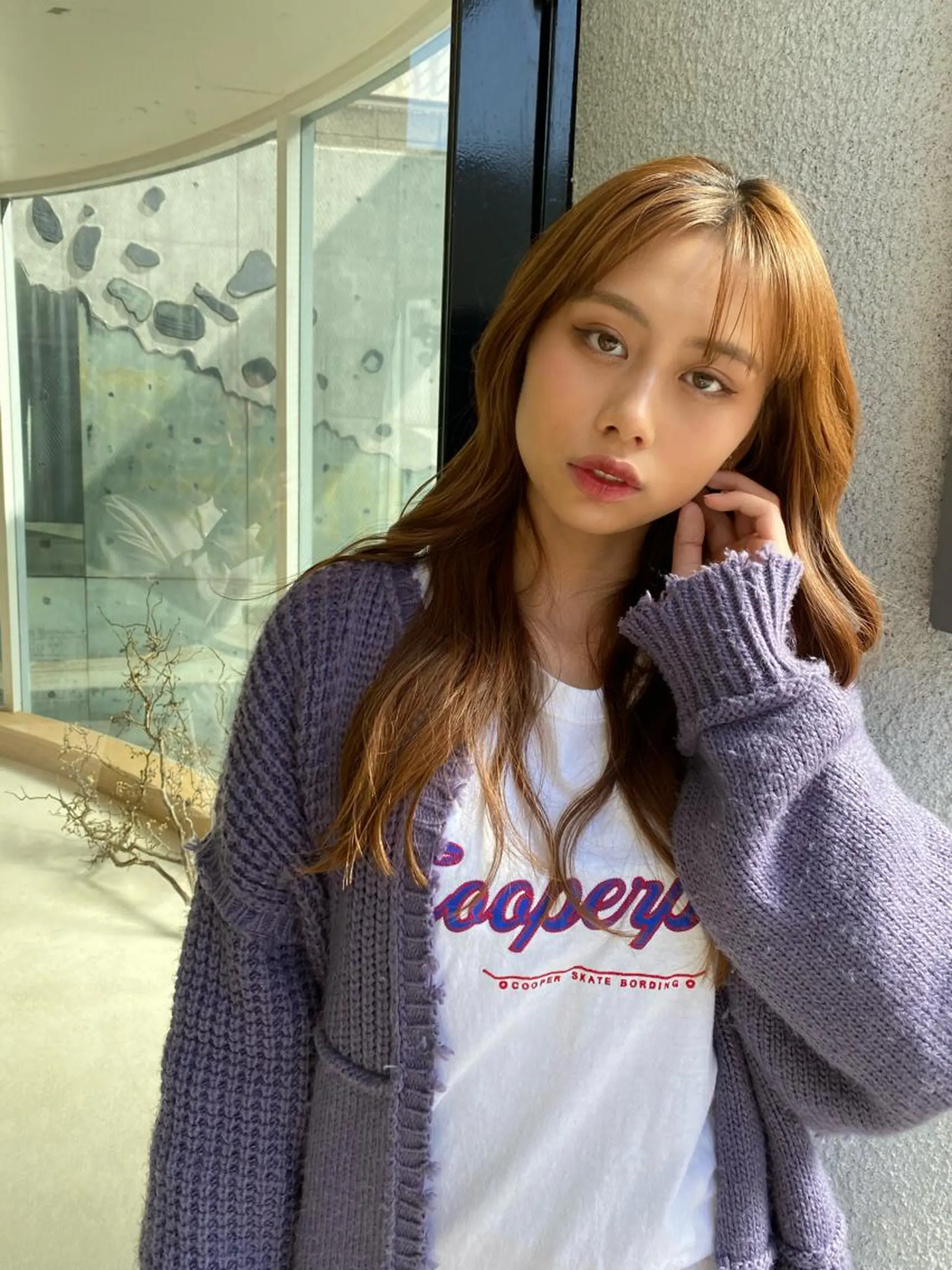 ロング 大橋 美咲のヘアスタイル