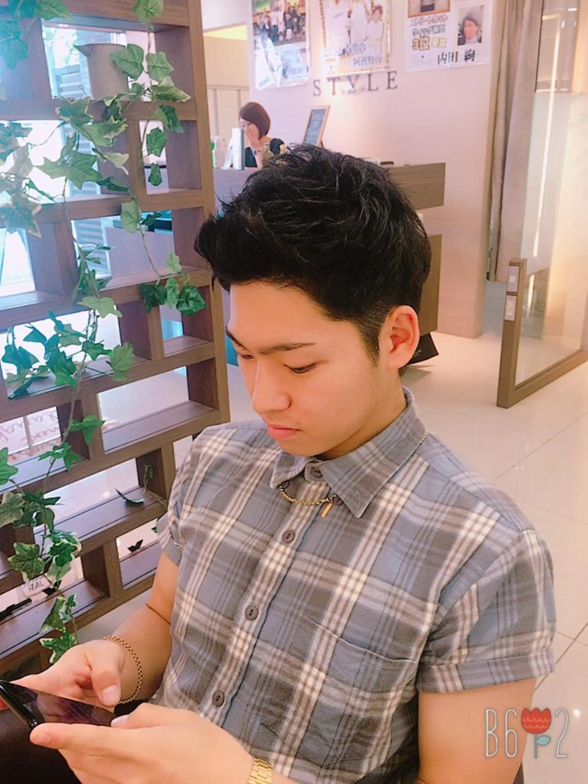 メンズ アップバング 2nd所属・🤍2nd🤍田所 美希のヘアスタイル