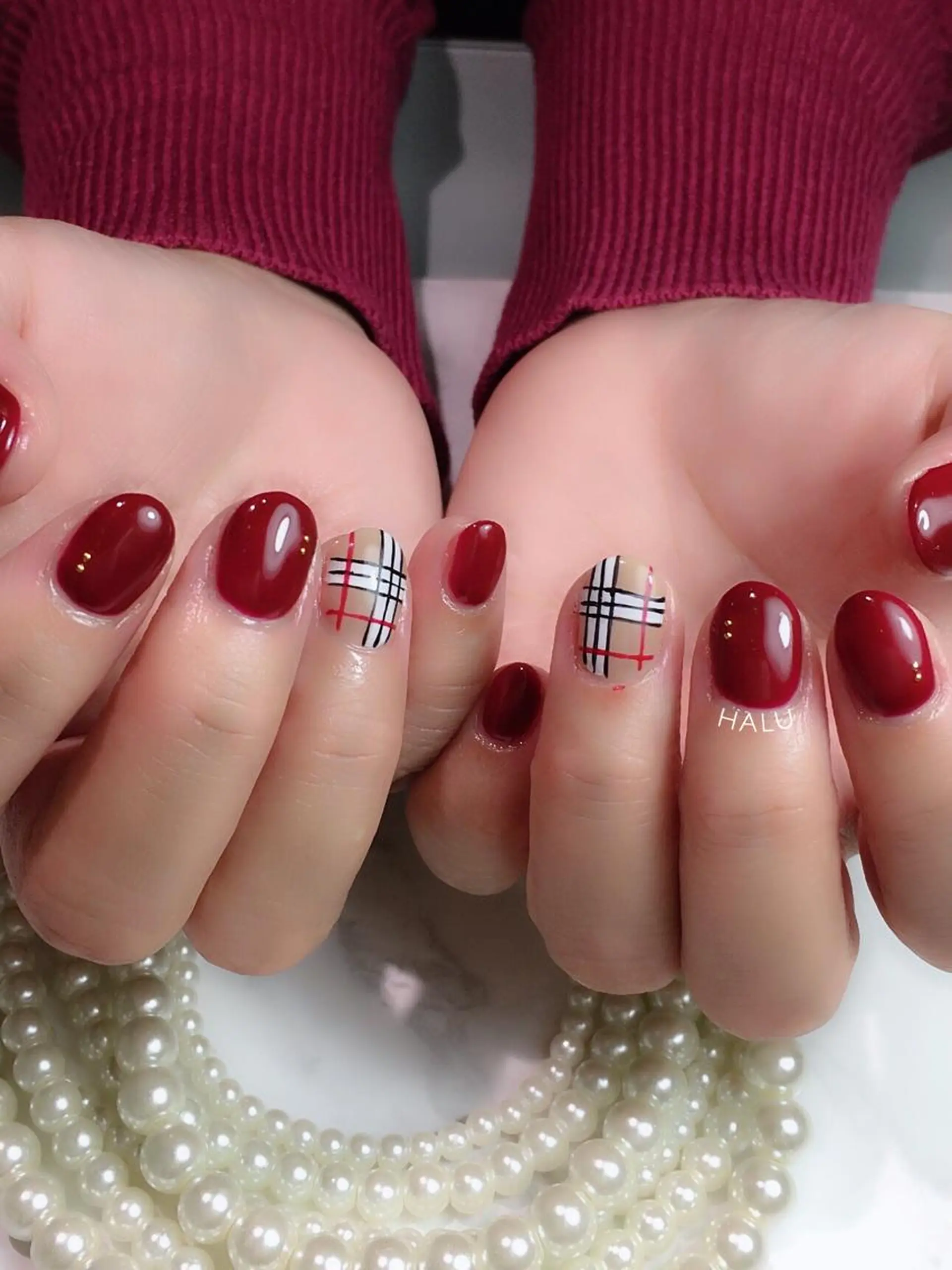 ネイル マツエク・マツパ シンプルネイル HALU ハルのネイルデザイン