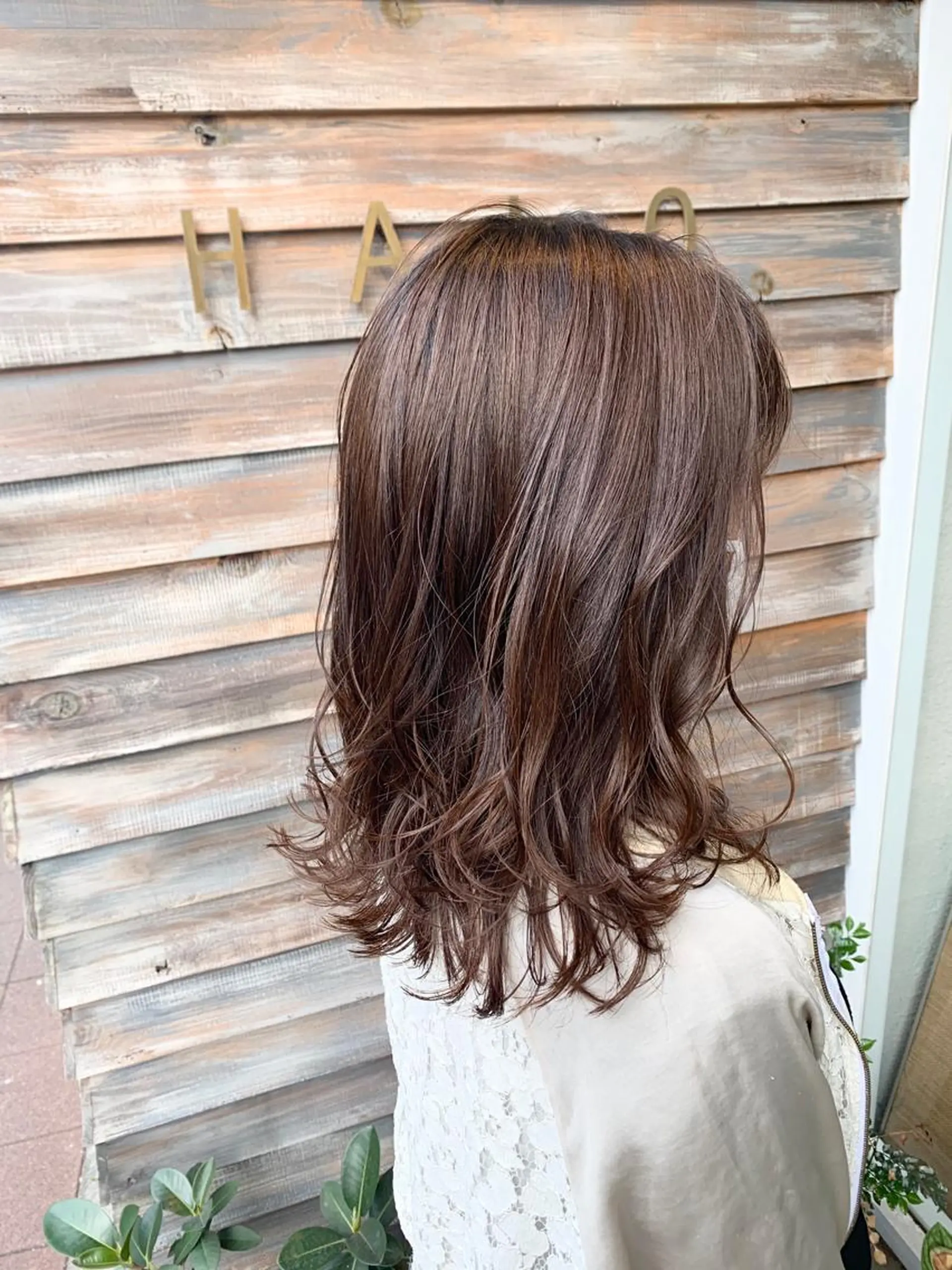 ミディアム カラー ブラウンカラー ナチュラルブラウン 竹内 康浩のヘアスタイル