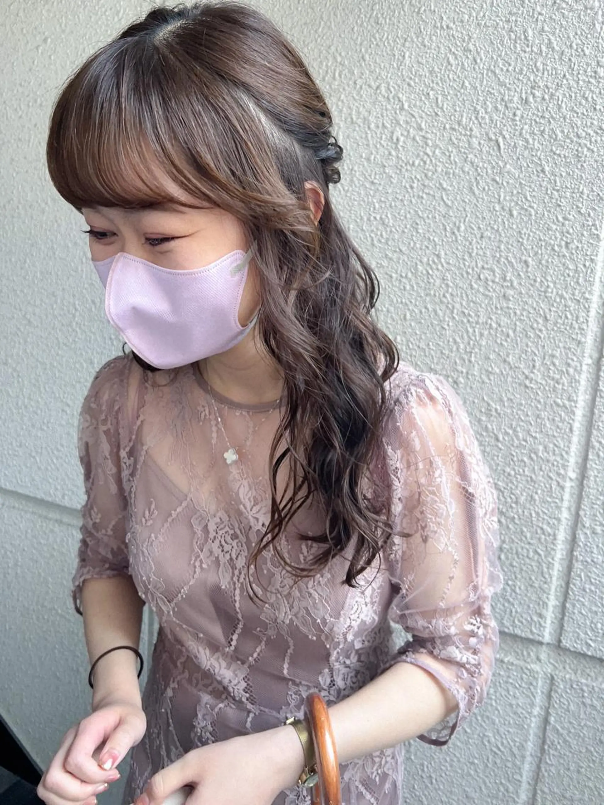 ロング カラー ヘアセット カラーパティシエ facce🌼ikoのヘアスタイル