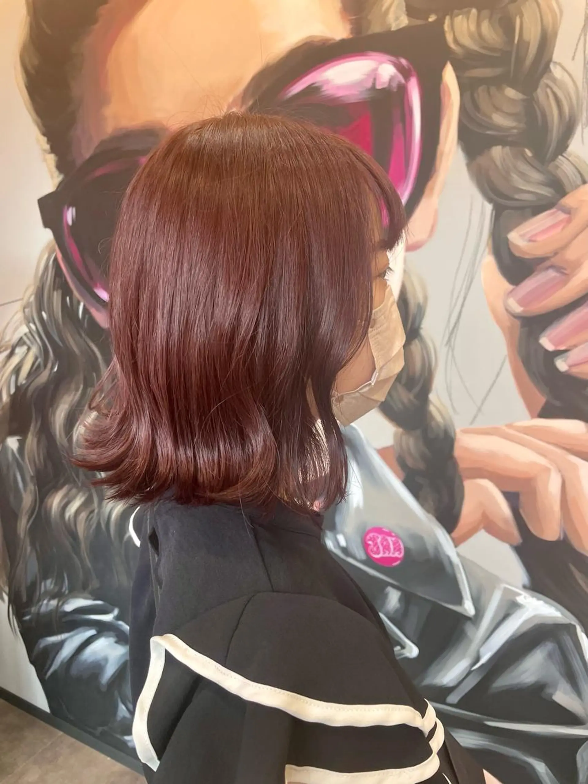 ミディアム カラー レイヤーカット/髪質 改善/矯正🤍吉田のヘアスタイル