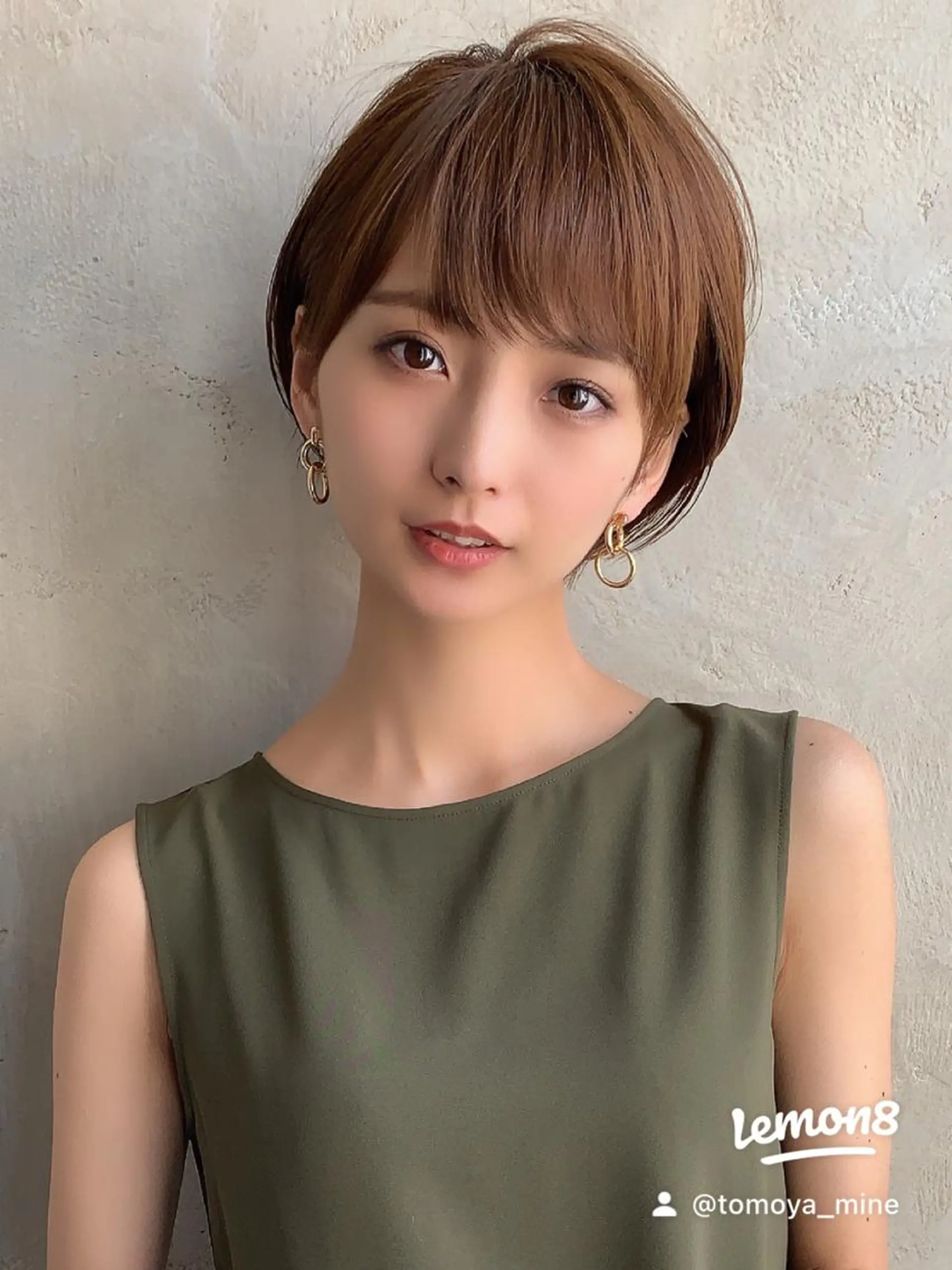 ショート カラー 切りっぱなしボブ ショートボブ ベージュカラー ブリーチ ケアブリーチ カット ヘアカラー トリートメント ショート、ボブの神✨ 峯朋也✂︎✨のヘアスタイル