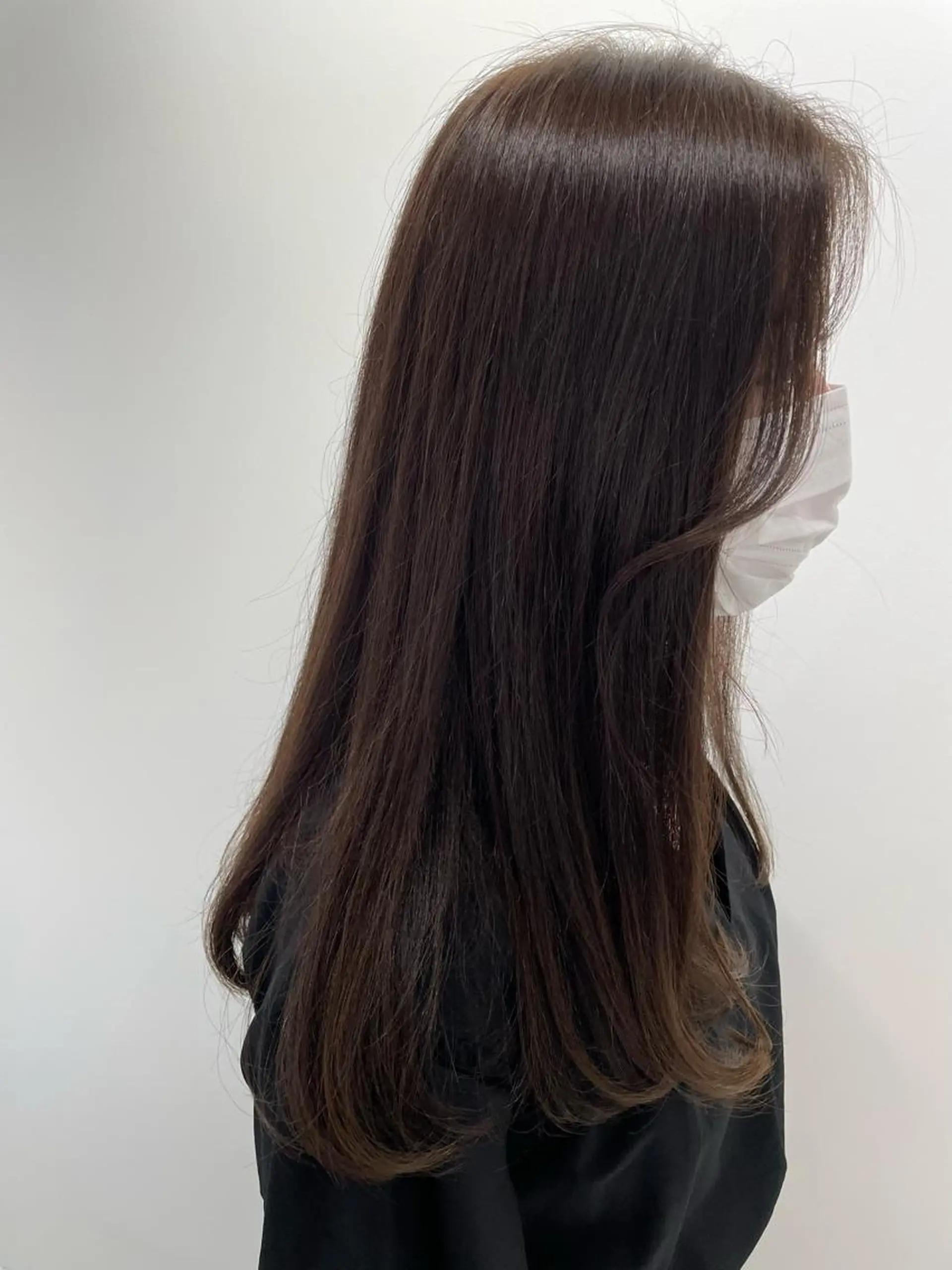 ロング カラー カット ヘアカラー 韓国×網紅ヘア 🤍りん🤍のヘアスタイル