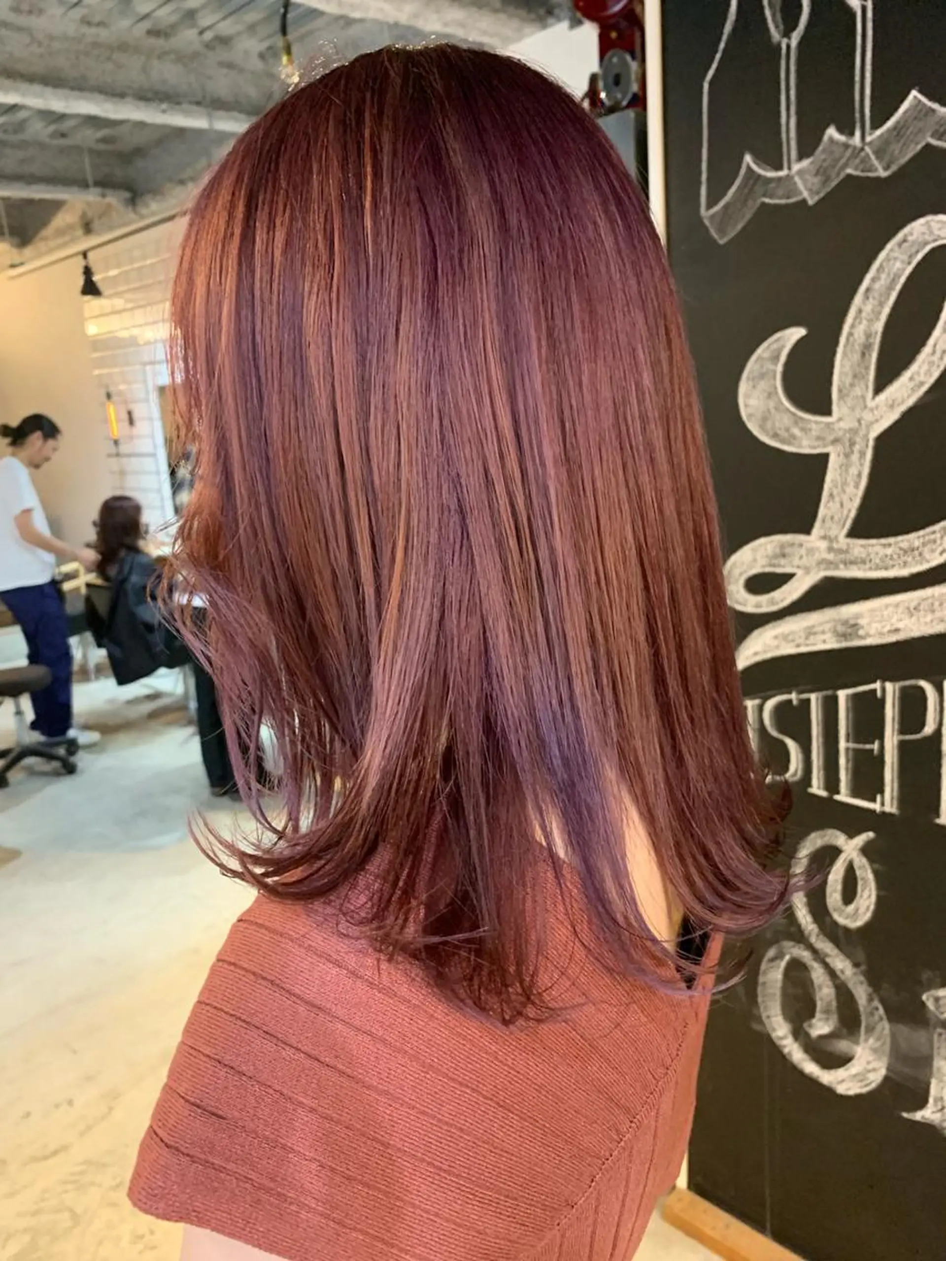 ミディアム カラー ヘアカラー トリートメント メンズヘア/レイヤー /ボブ山内春輝のヘアスタイル