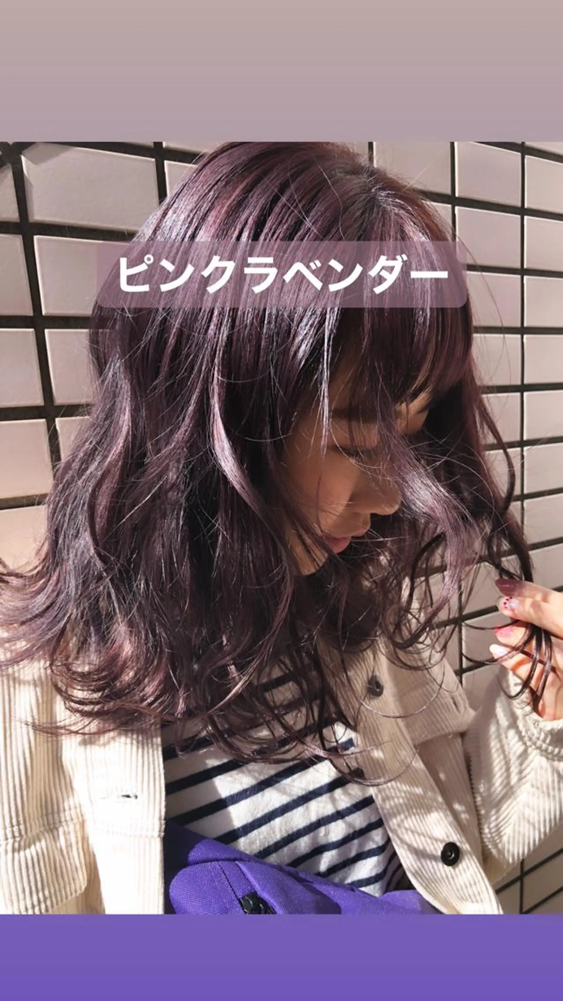ミディアム カラー 店長 小池アキトのヘアスタイル