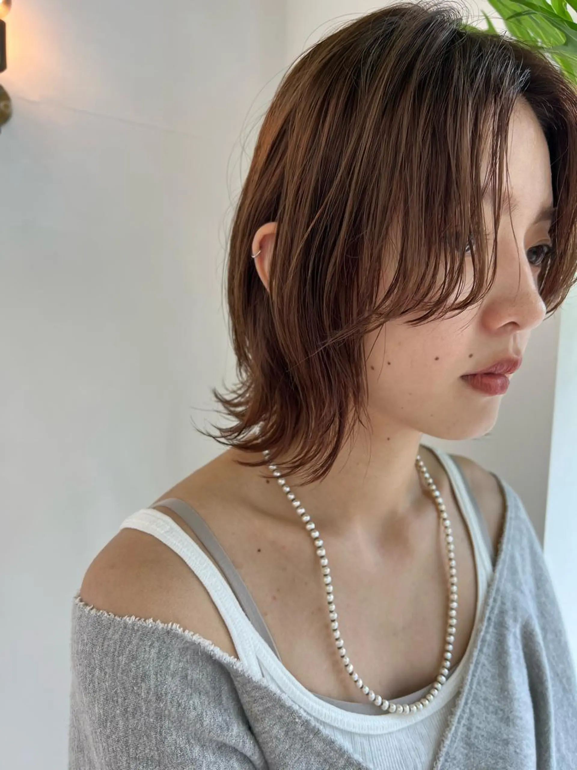 ミディアム カラー amy.所属・メンズカットパーマ/ ブリーチ高柳将太のヘアスタイル