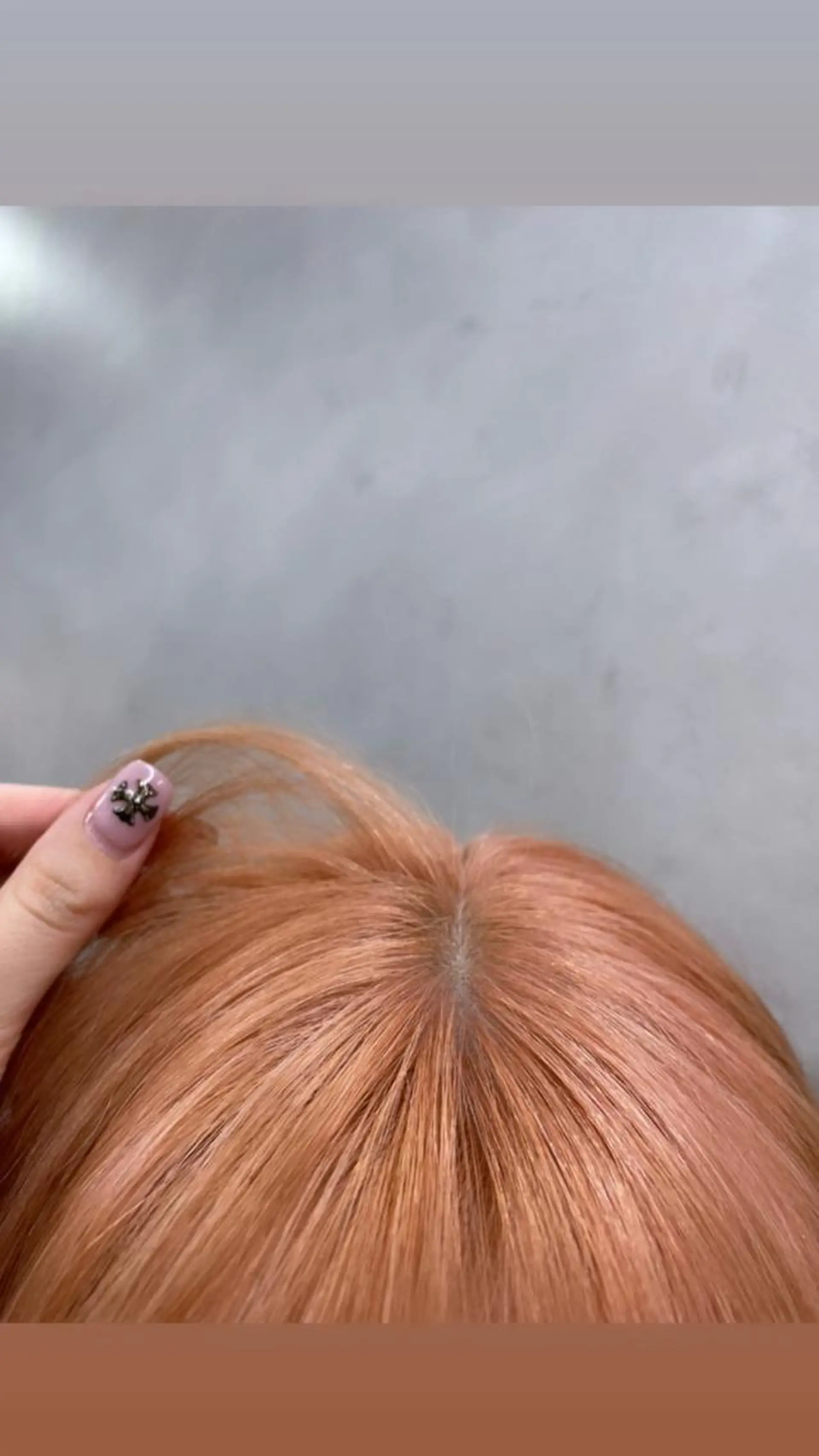 ロング カラー オレンジ 🧸艶々韓国ヘア 🧁mizunaのヘアスタイル