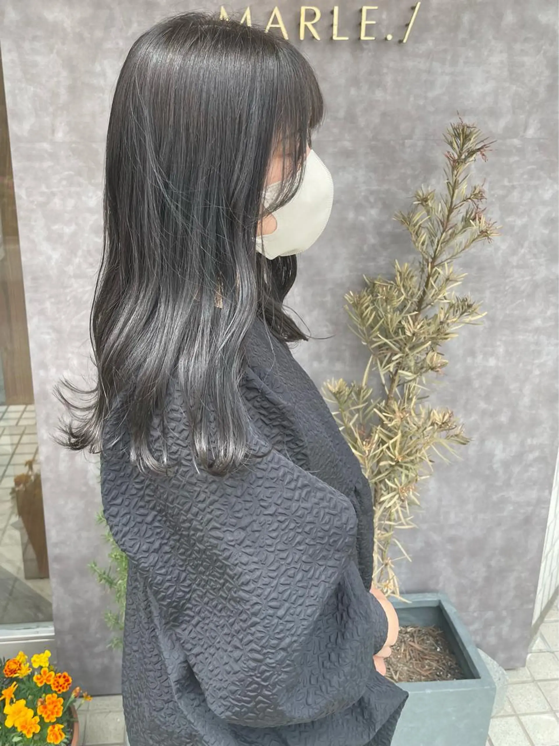 ロング 竹田 紀美のヘアスタイル