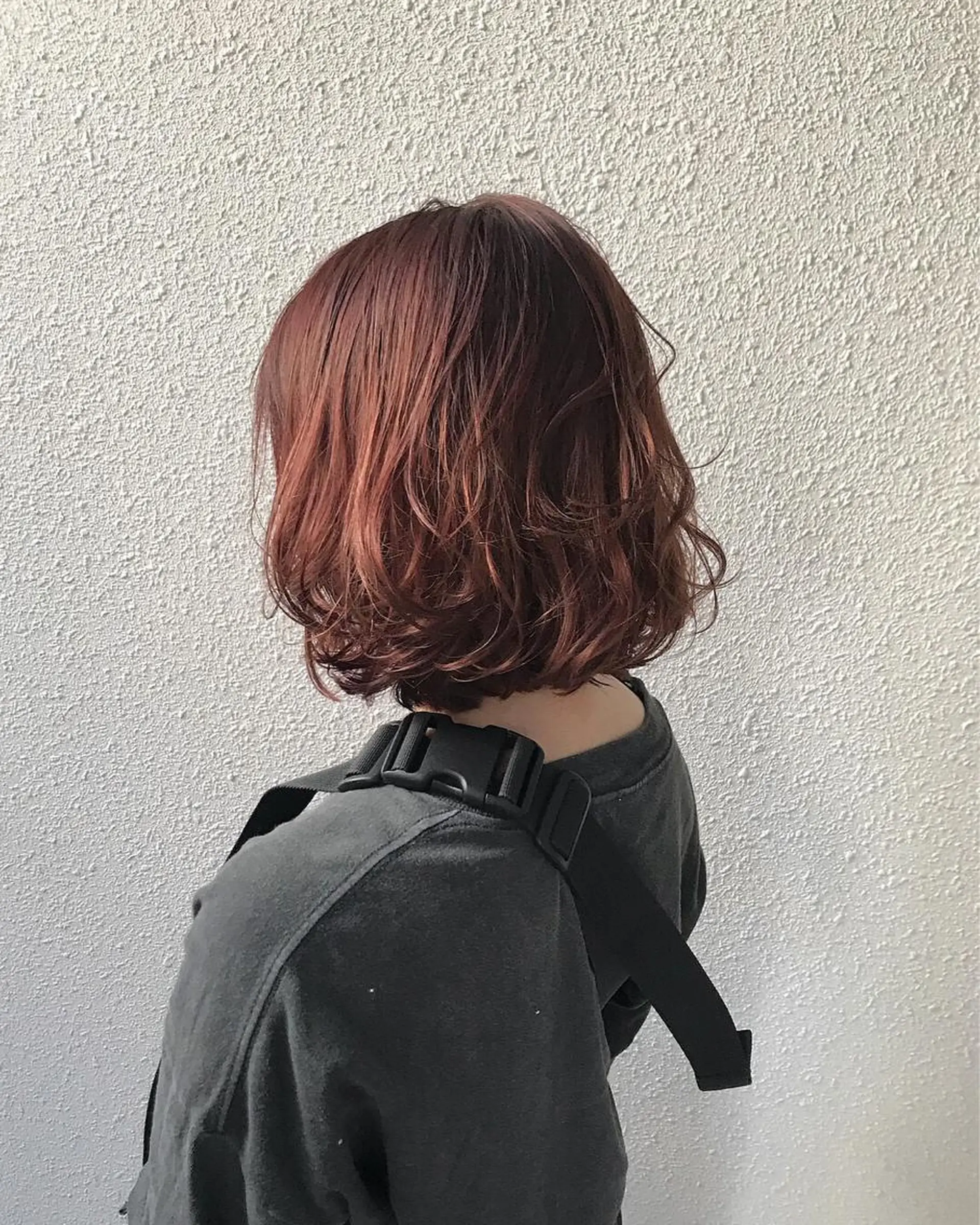 ショート カラー ブリーチ ピンクカラー ピンクパープル パープルカラー インナーカラー/天神 ブリーチ/吉田のヘアスタイル