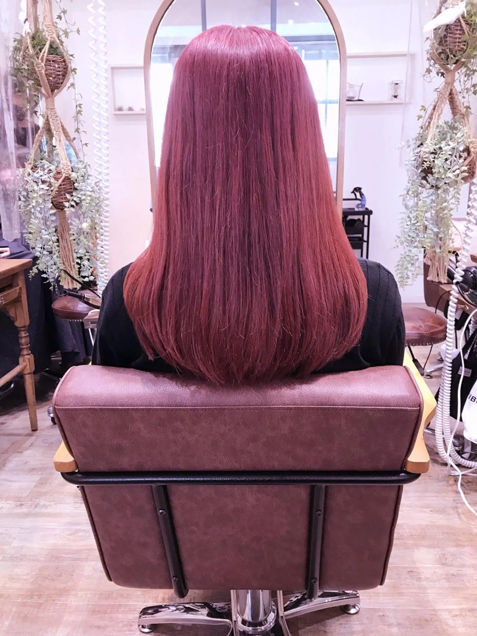 セミロング カラー ベージュカラー ブリーチ ピンクカラー ピンクベージュ ローズカラー ブリーチ/髪質改善/ レイヤー/YUTO‎のヘアスタイル