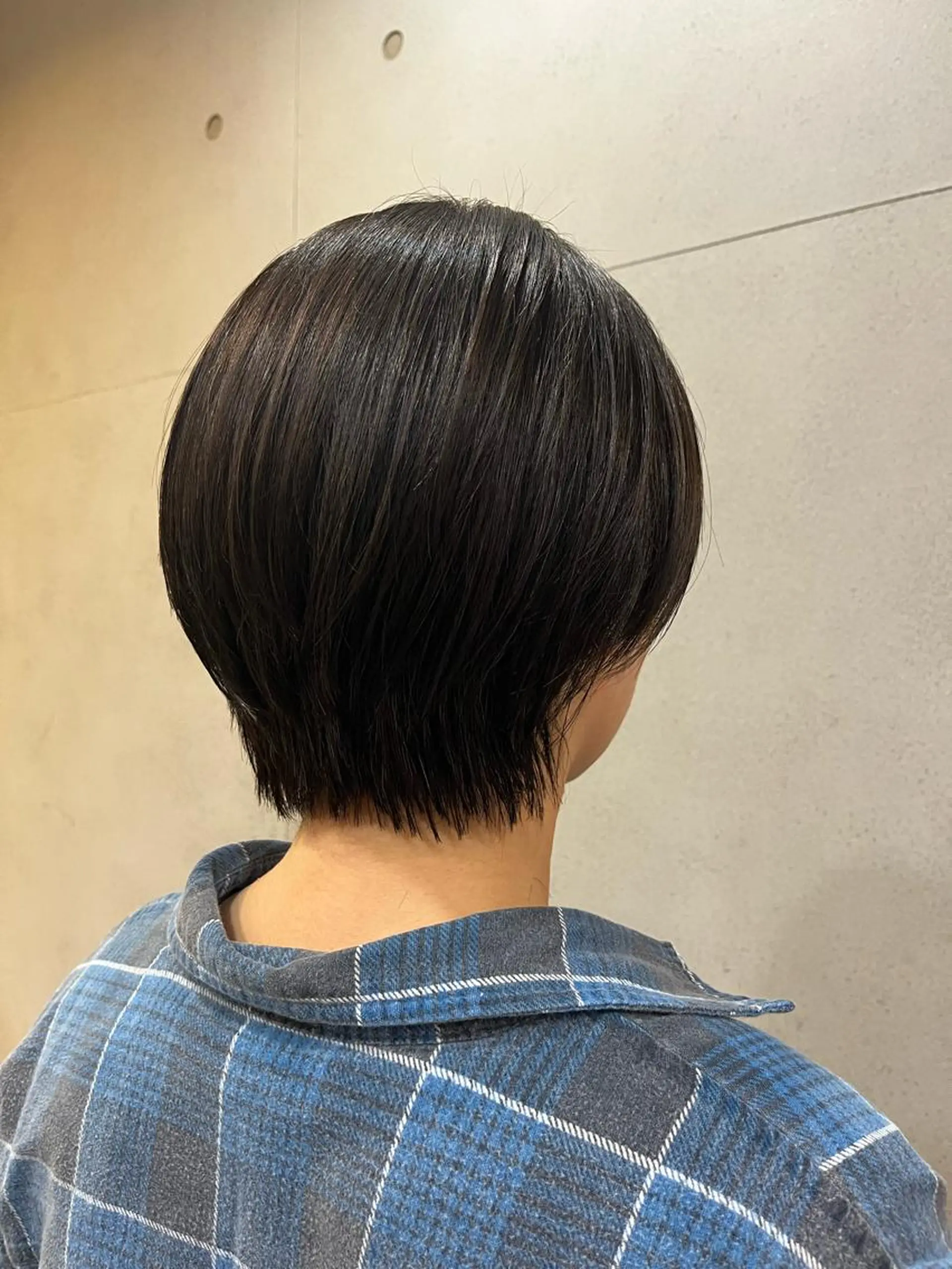 ショート 丸みショート ショートヘア おせ ちさとのヘアスタイル
