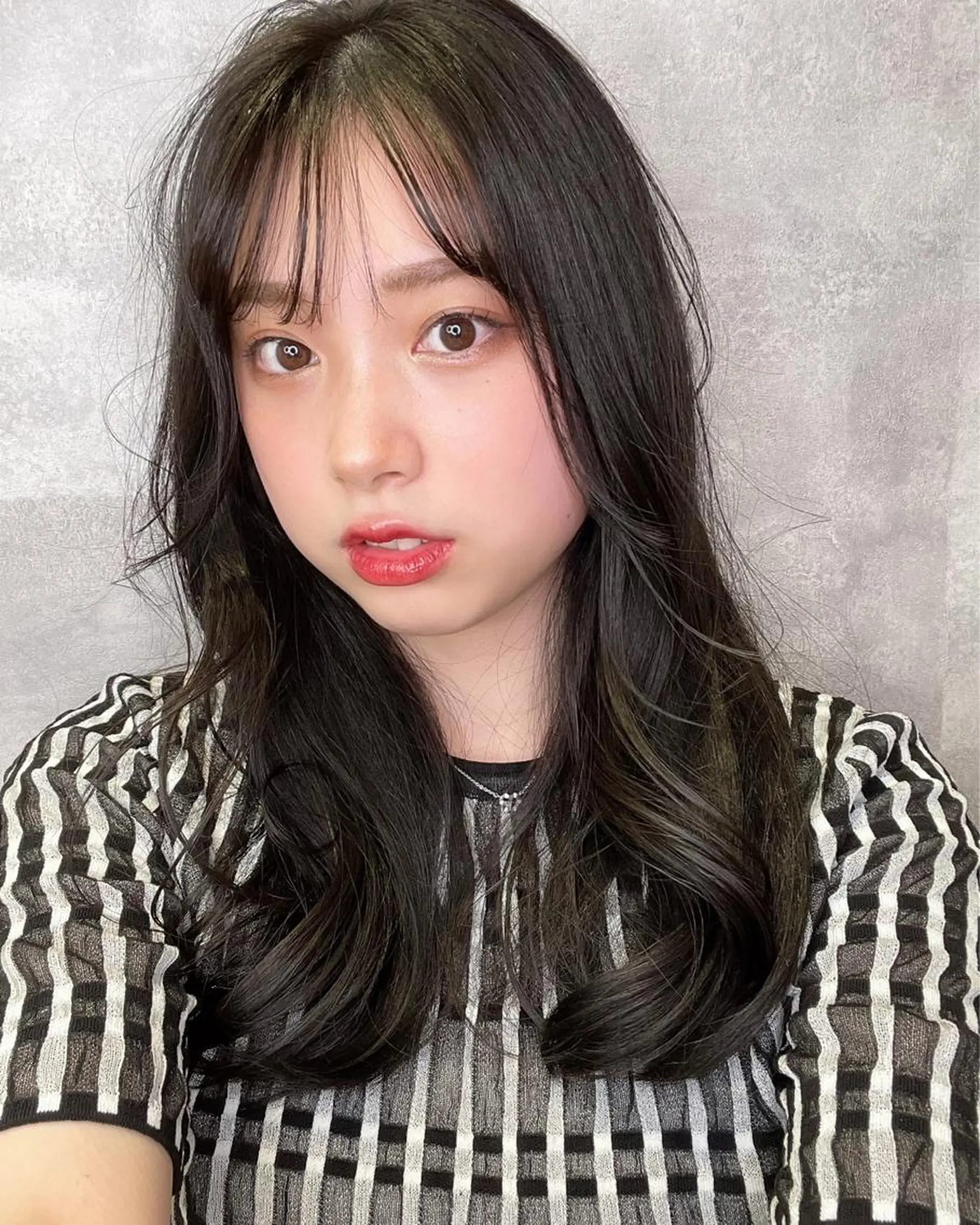 セミロング カット ヘアカラー チダアキフミ Ash大森のヘアスタイル