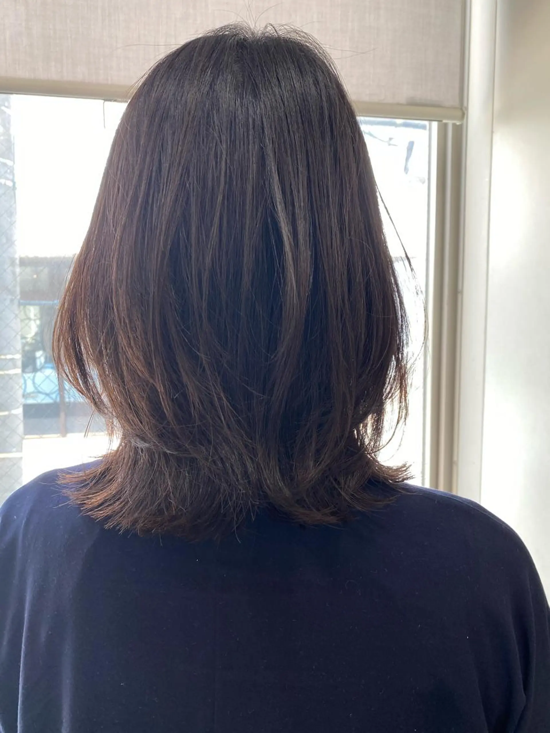 ミディアム カラー BLENDby happiness所属・KAORU/絹髪 /髪質改善/奈良のヘアスタイル