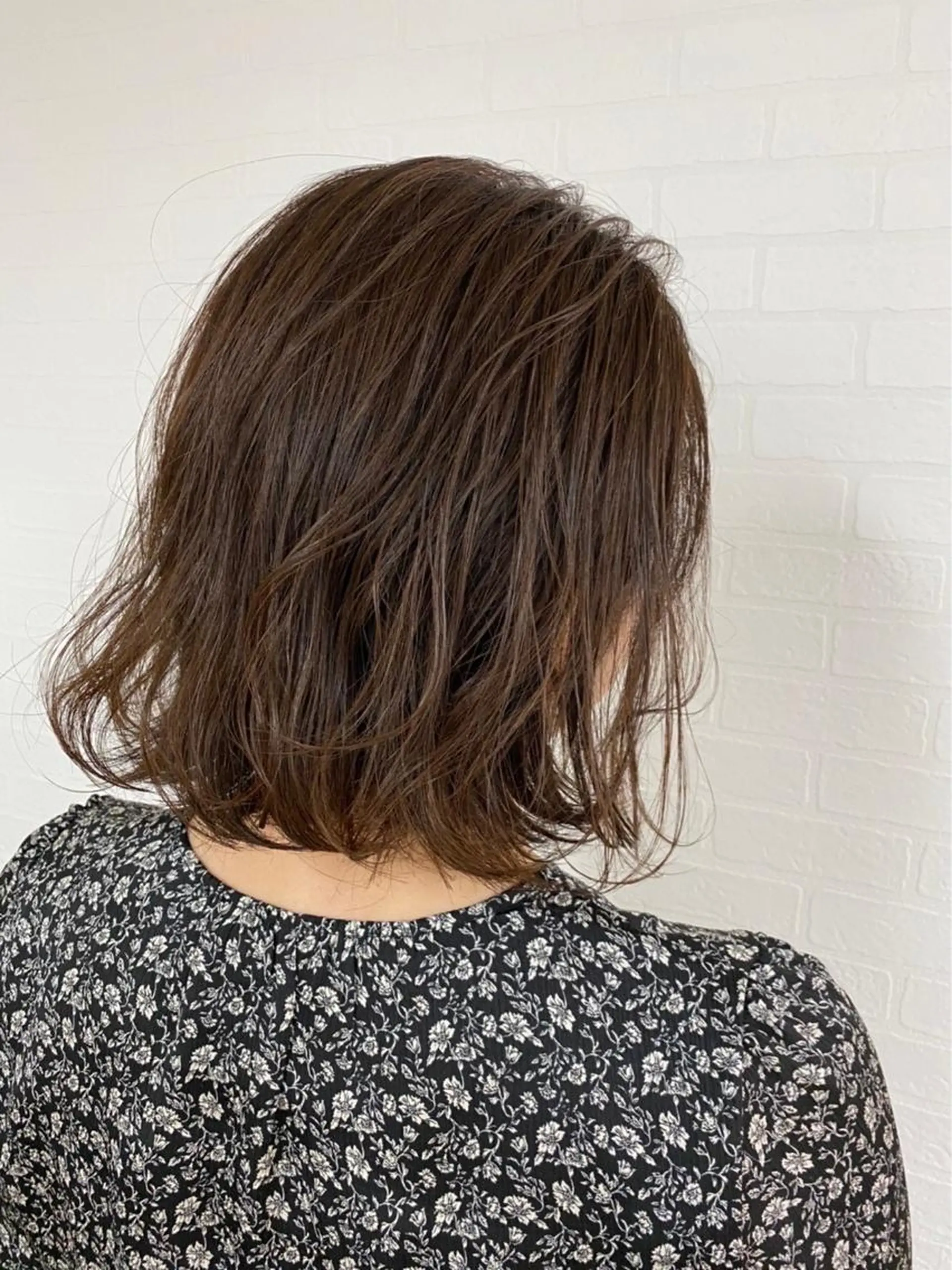 ミディアム ヘアカラー トリートメント ヘッドスパ 🫧透明感カラー /艶髪すなお🧸のヘアスタイル