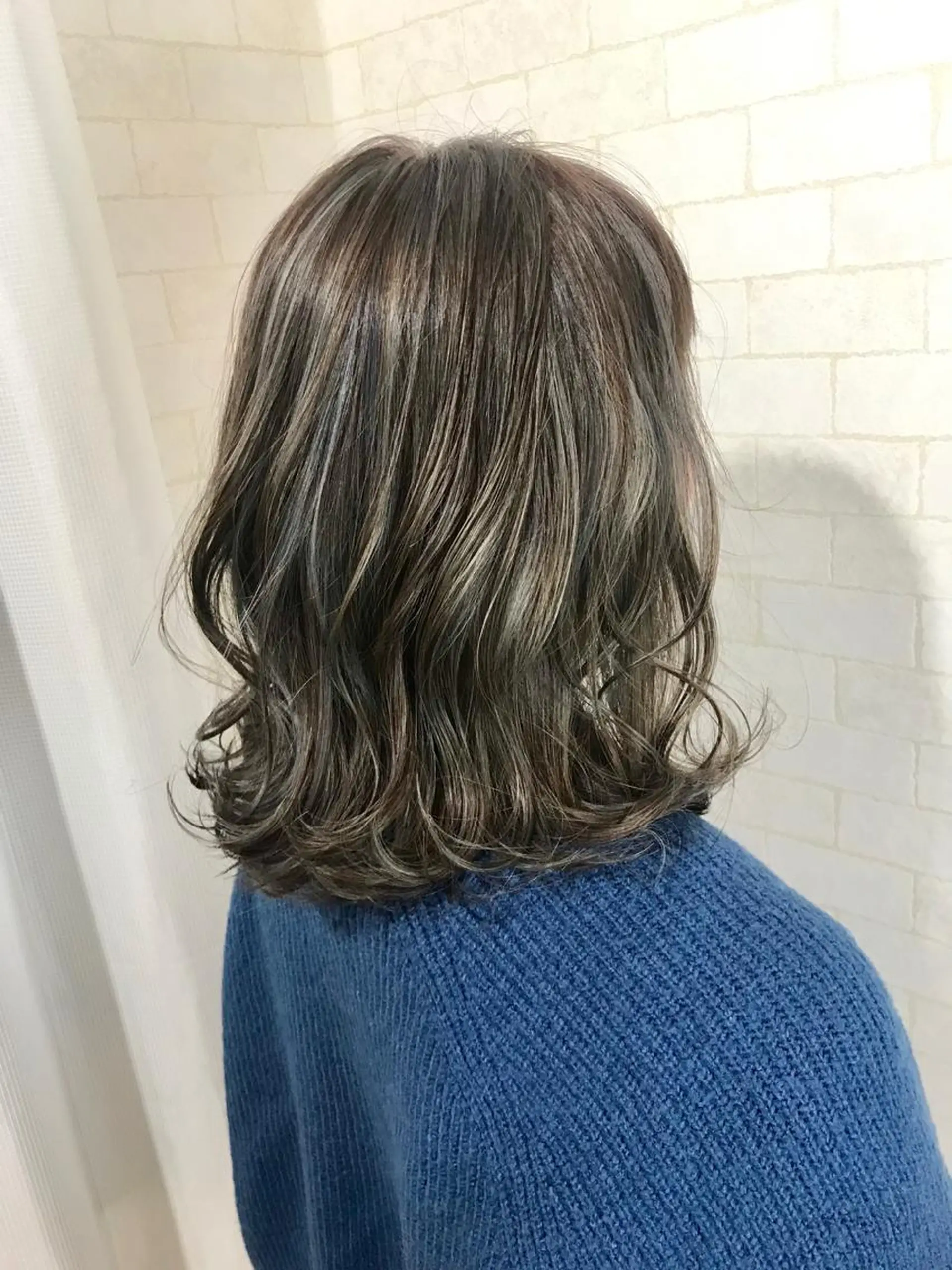 ミディアム カラー 神野 雅樹のヘアスタイル