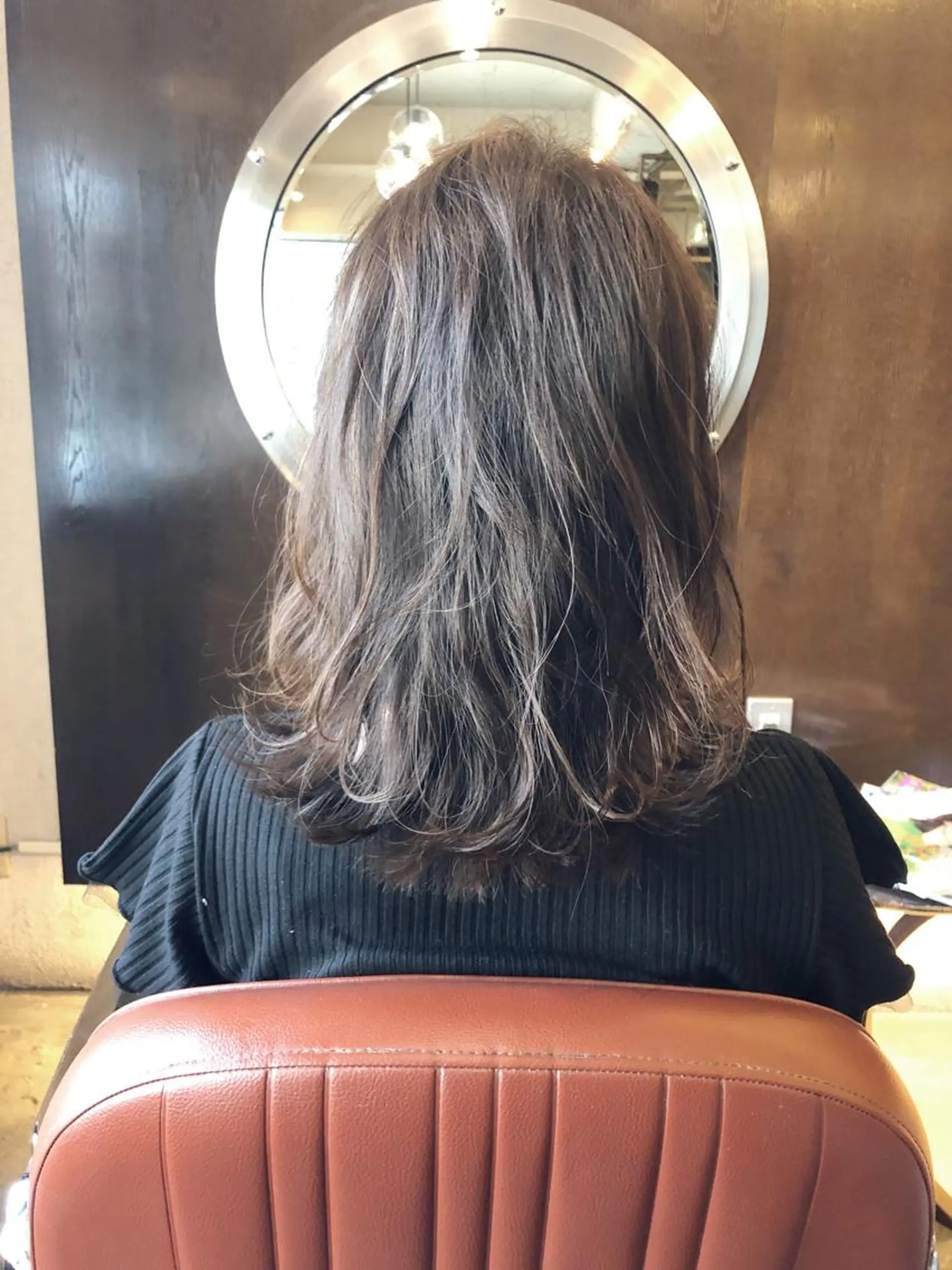 セミロング カラー カット ヘアカラー トリートメント 髪質改善/艶髪/ 木山ゆかりのヘアスタイル