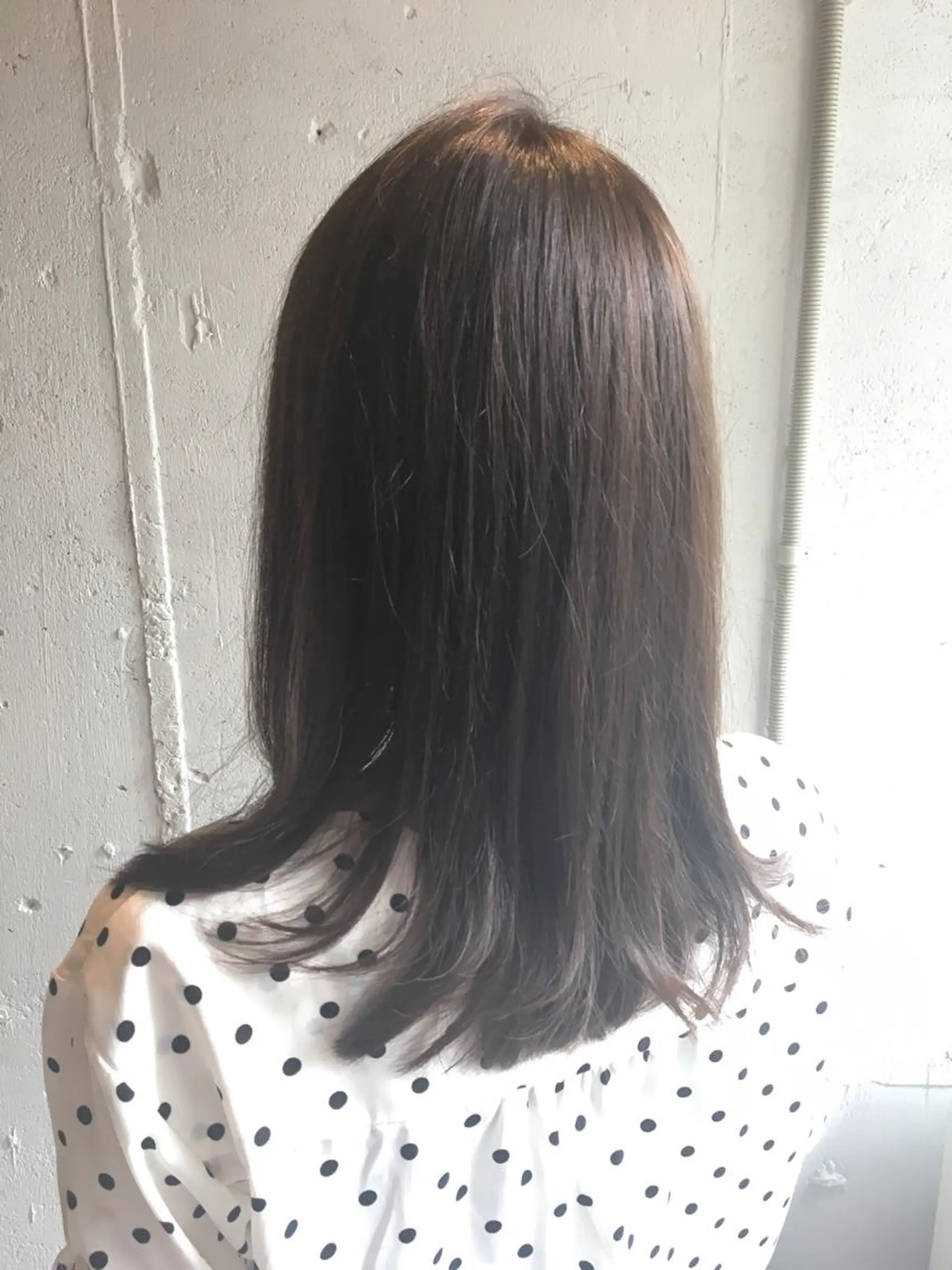 ミディアム カラー グレージュ レイヤー/大人メンズ パーマ🌀 平島拓也のヘアスタイル