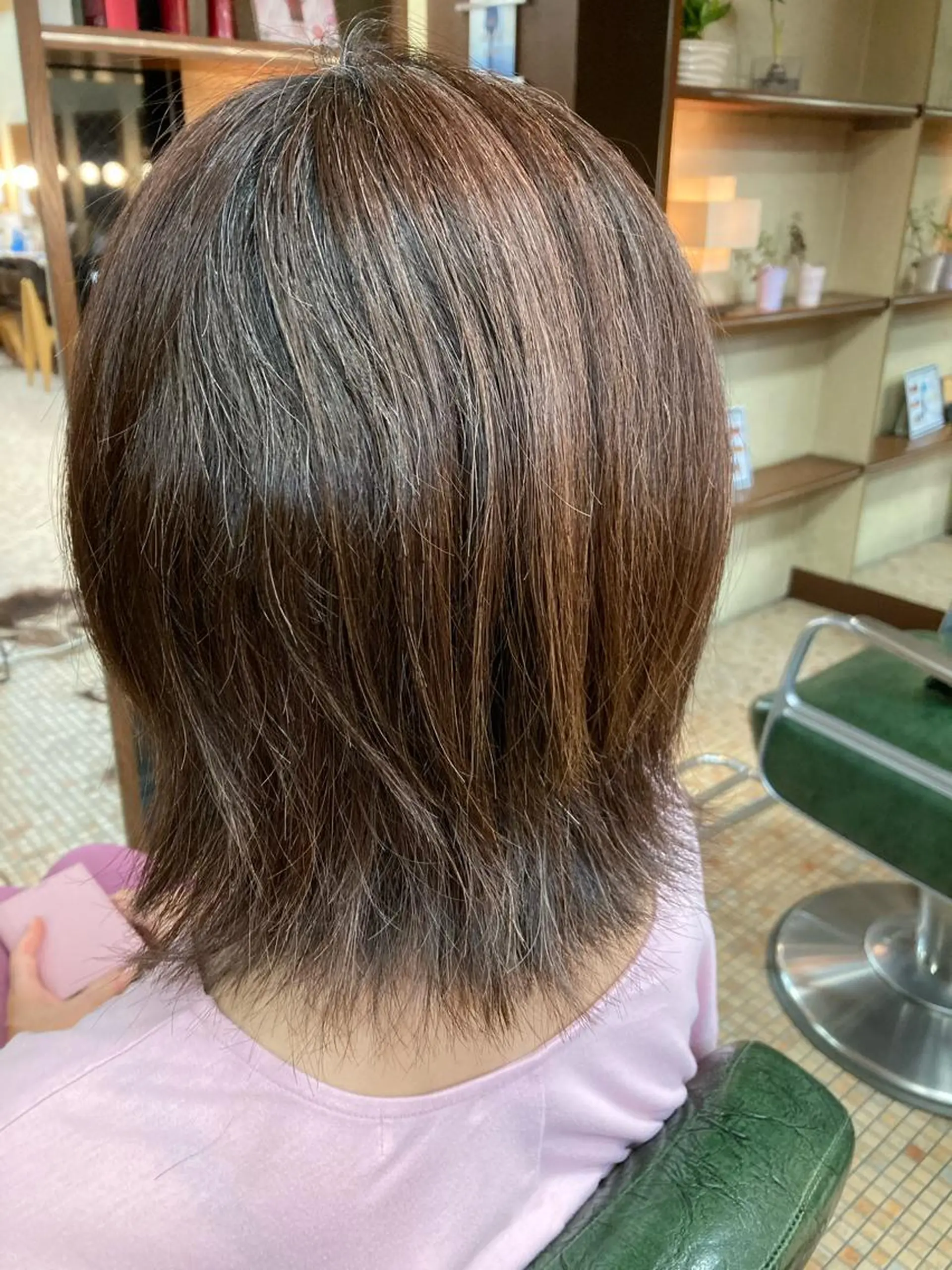 ミディアム 中尾 柊斗のヘアスタイル