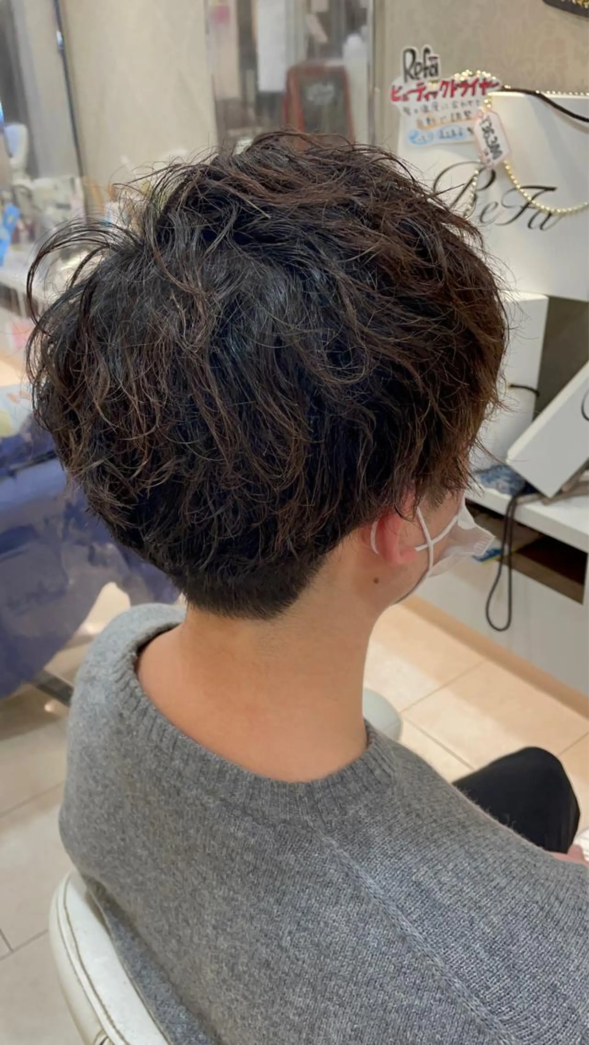 パーマ メンズ メンズパーマ ショート/ボブ レイヤー/チヨノのヘアスタイル