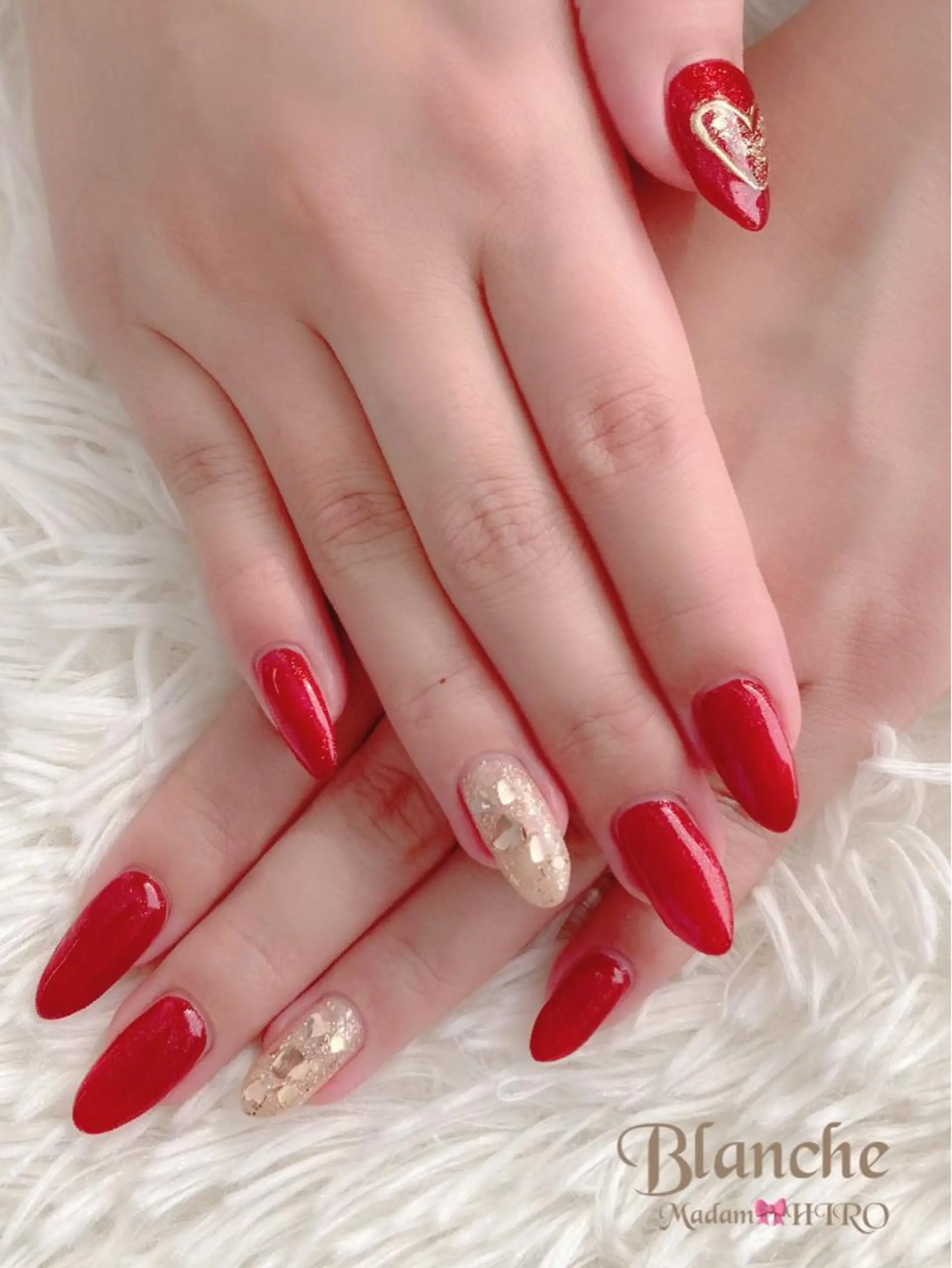 ネイル ハート Lianネイル 寛子Lianのネイルデザイン