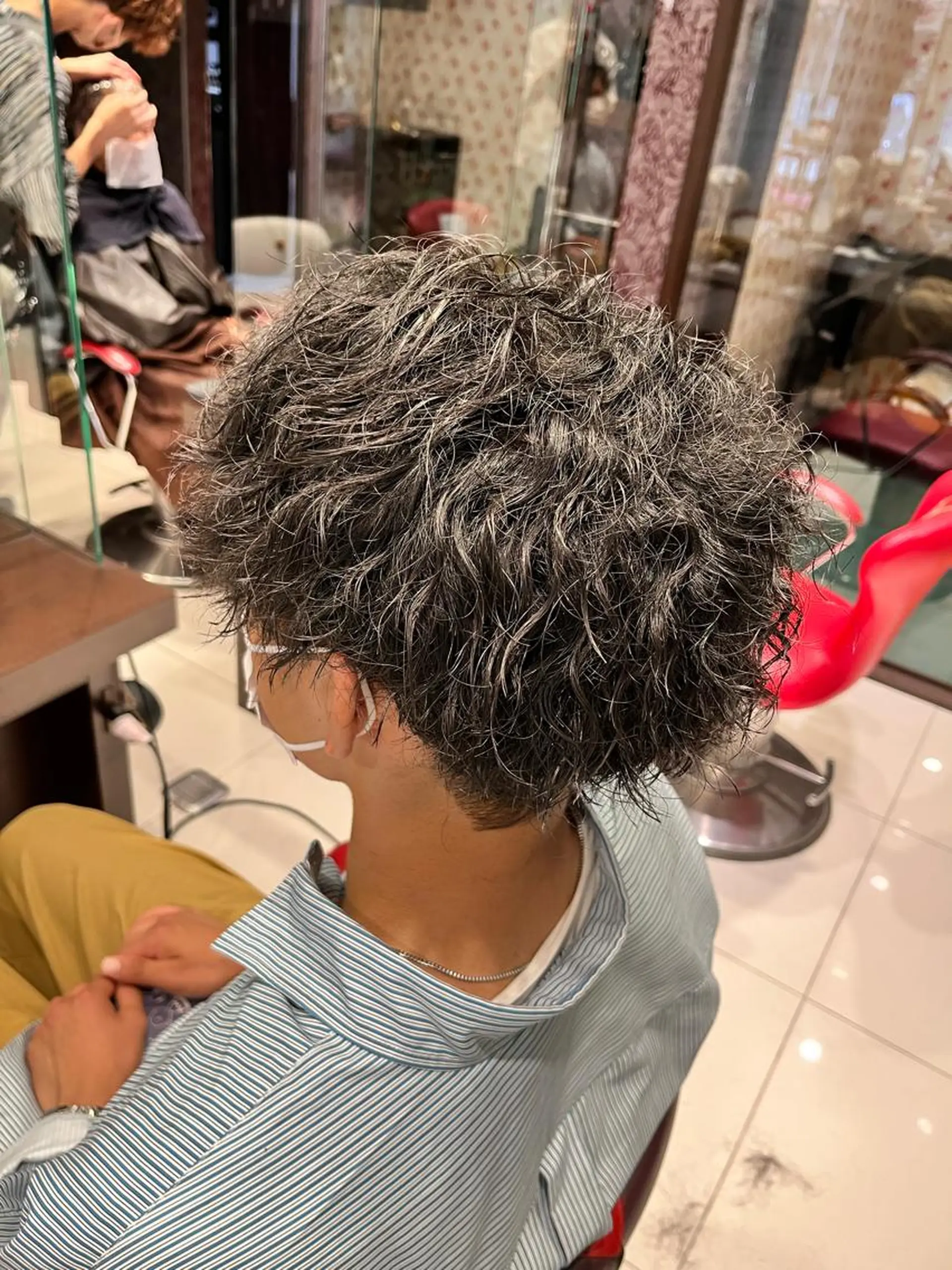 パーマ メンズ 縮毛/髪質改善 上野颯太のヘアスタイル