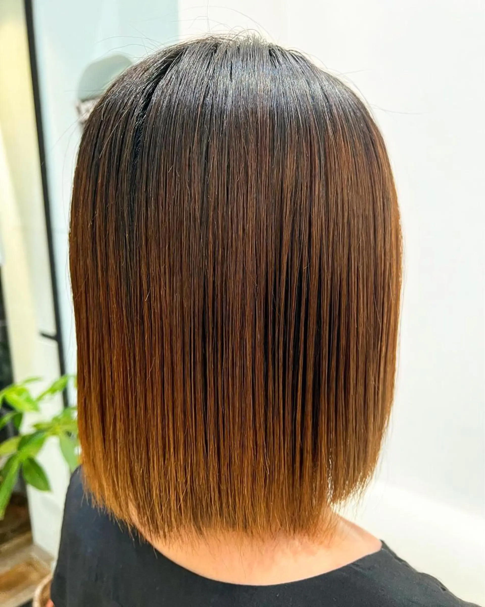 ミディアム パーマ 縮毛矯正 堀井 凌平のヘアスタイル