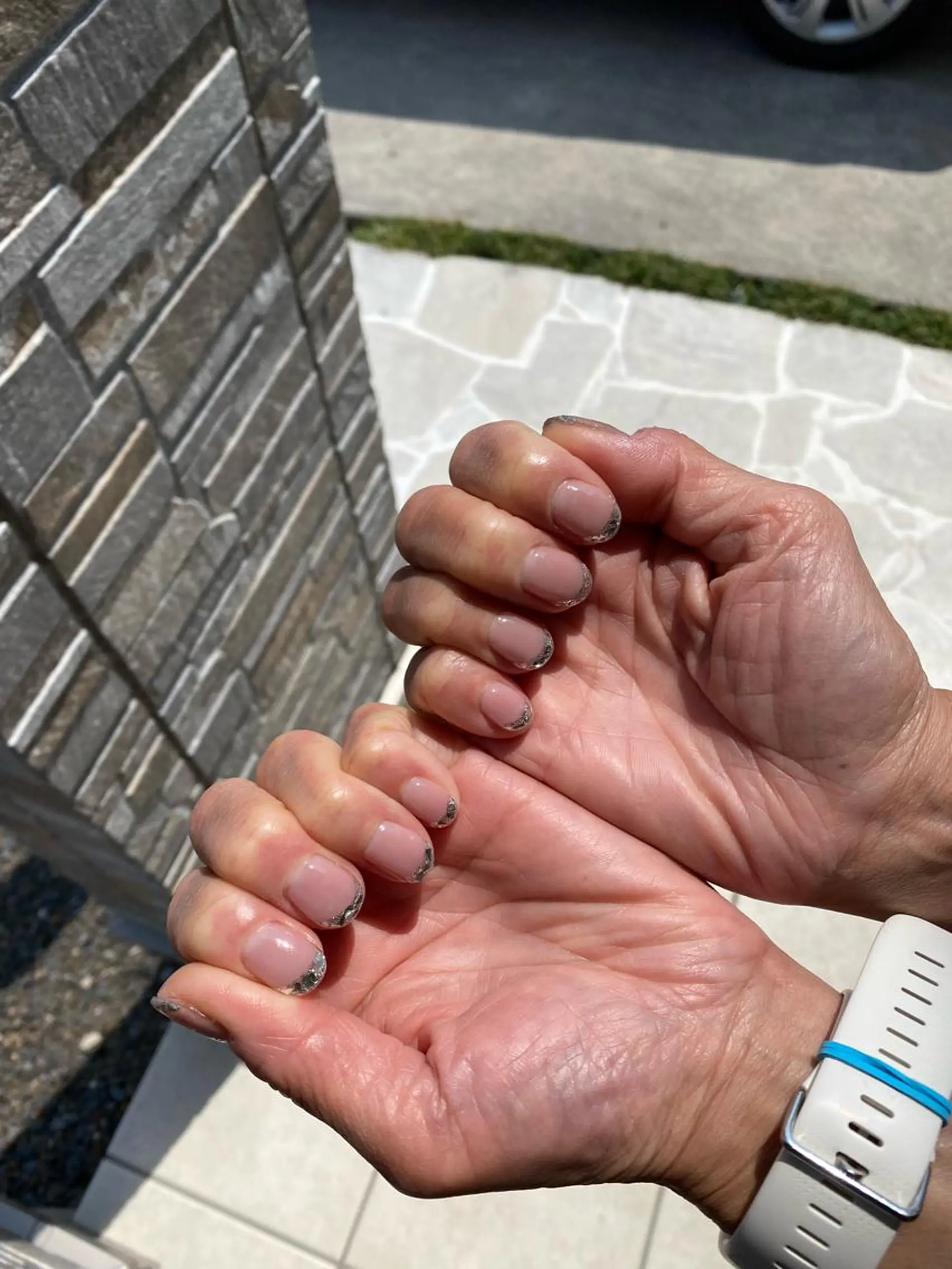 ネイル キラキラネイル 自宅サロン FeelFreeのマツエク・マツパデザイン