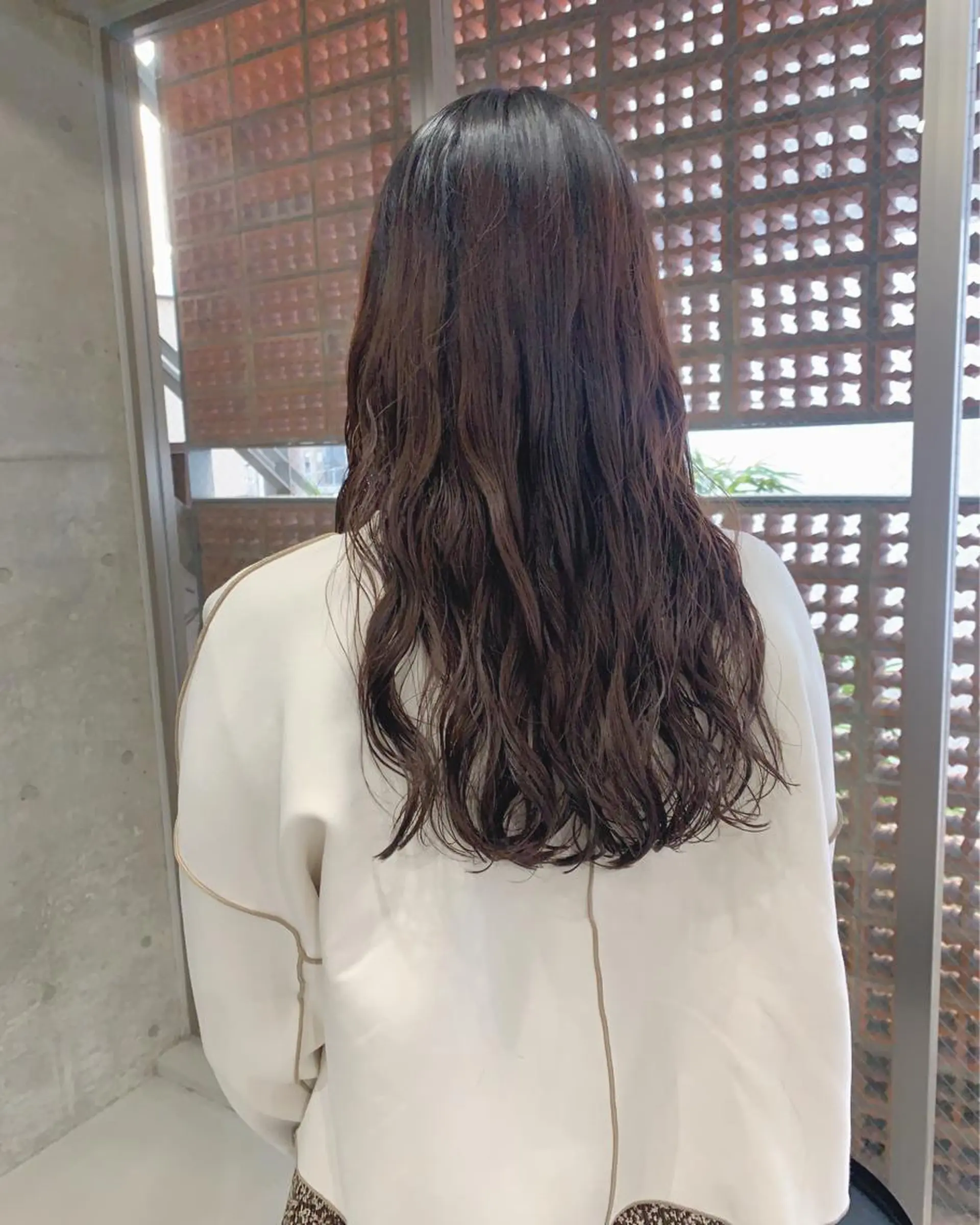 ロング パーマ ボブパーマコテ巻き風 パーマNo1深江秀平のヘアスタイル