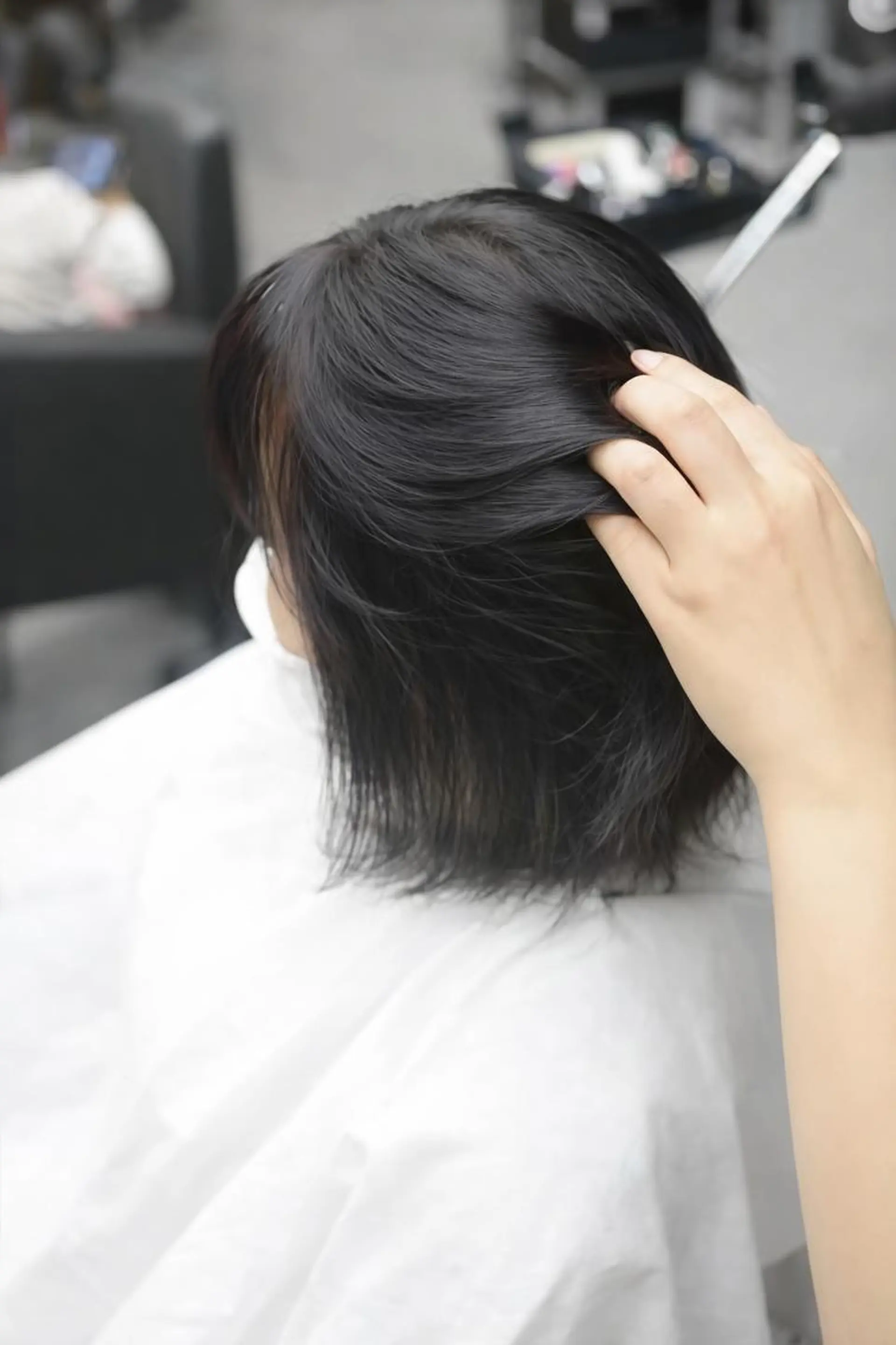 ミディアム カラー メンズ 白髪染め専門店 Recolor京橋店のヘアスタイル