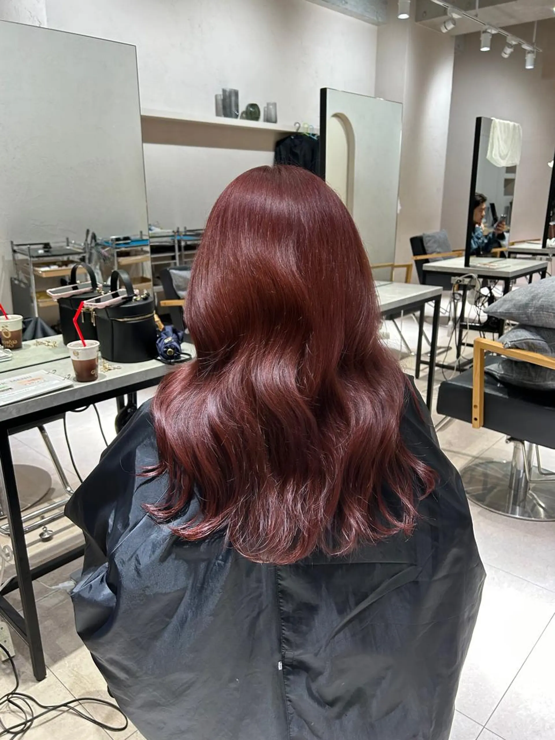 ロング カラー ミディアムヘア Chifumiのヘアスタイル