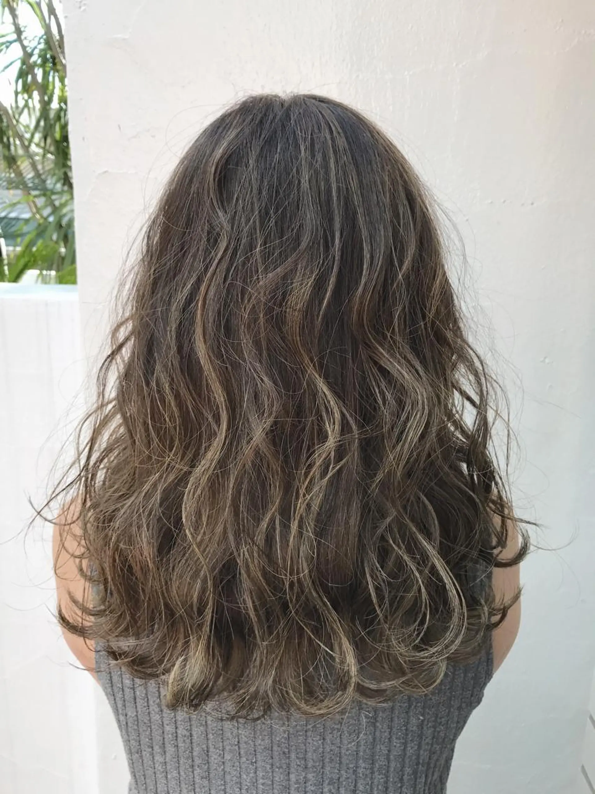 セミロング カラー ハイライトカラー ハイライト メンズカット特化柏駅 徒歩3分LOUのヘアスタイル