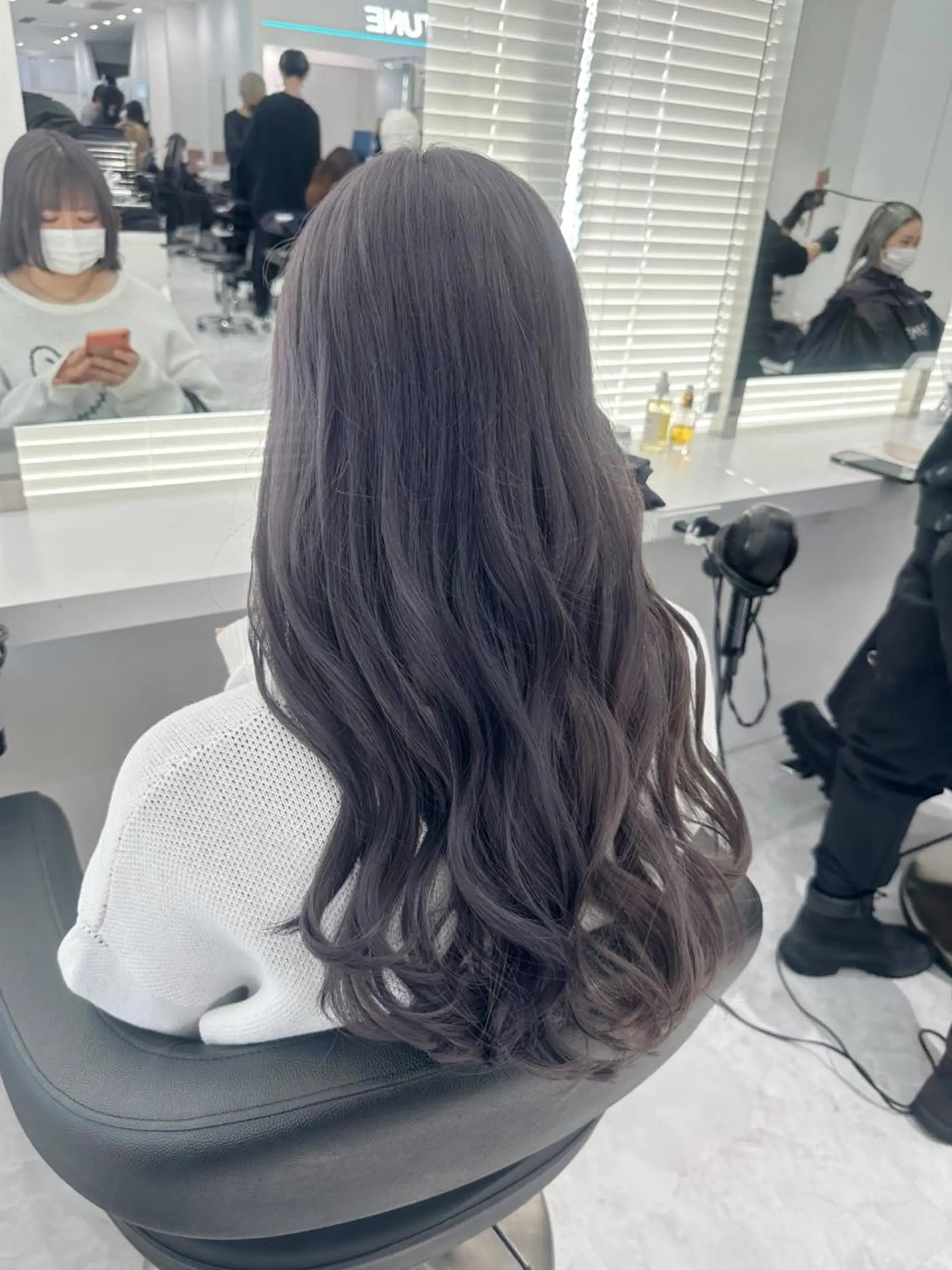 セミロング カラー ヘアカラー トリートメント ♡上品韓国髪♡ブラ ウン/SAYATOのヘアスタイル