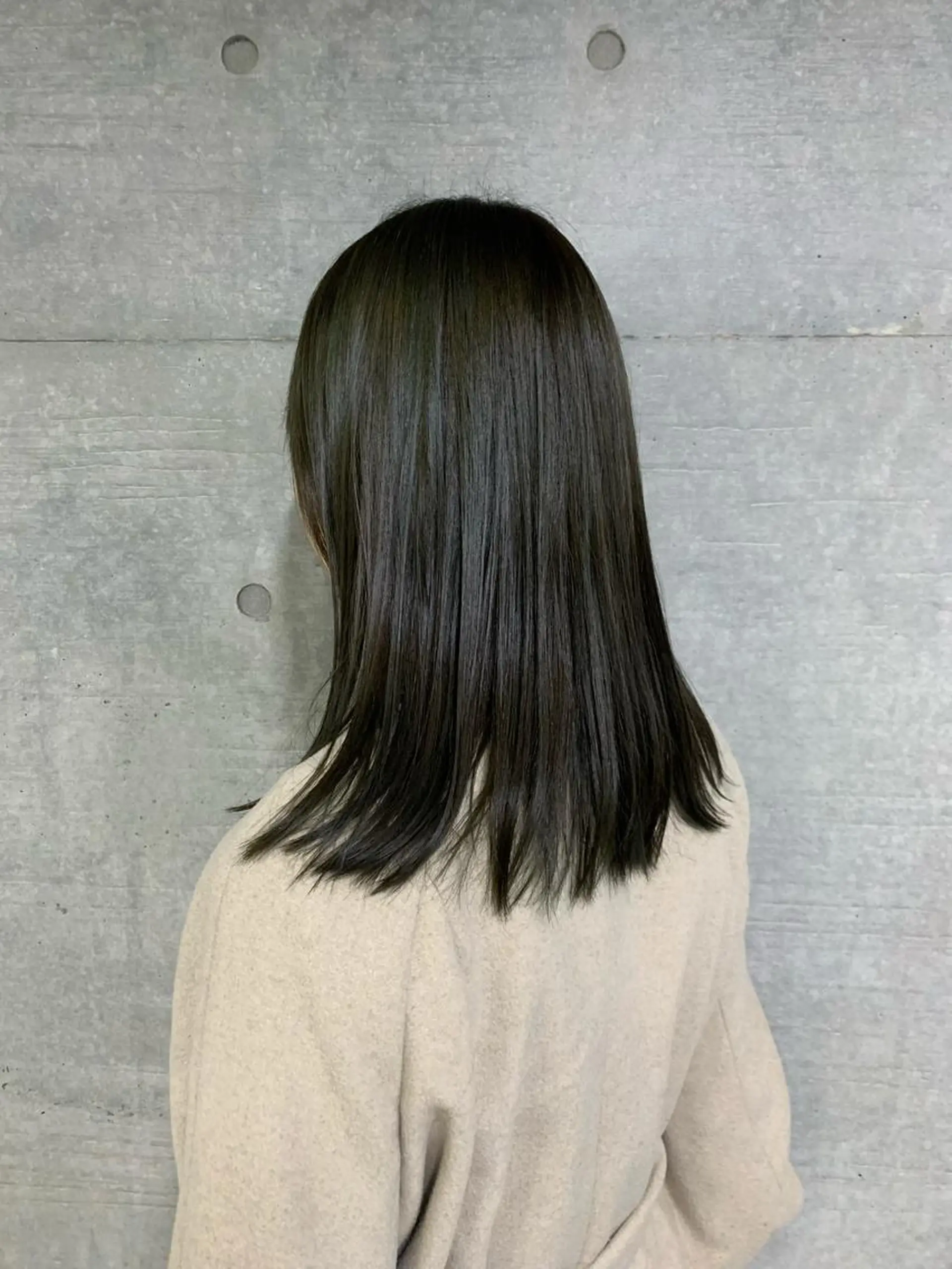 ロング カラー メンズ オリーブカラー THE./ブリーチ 透感カラー/髪質改善のヘアスタイル