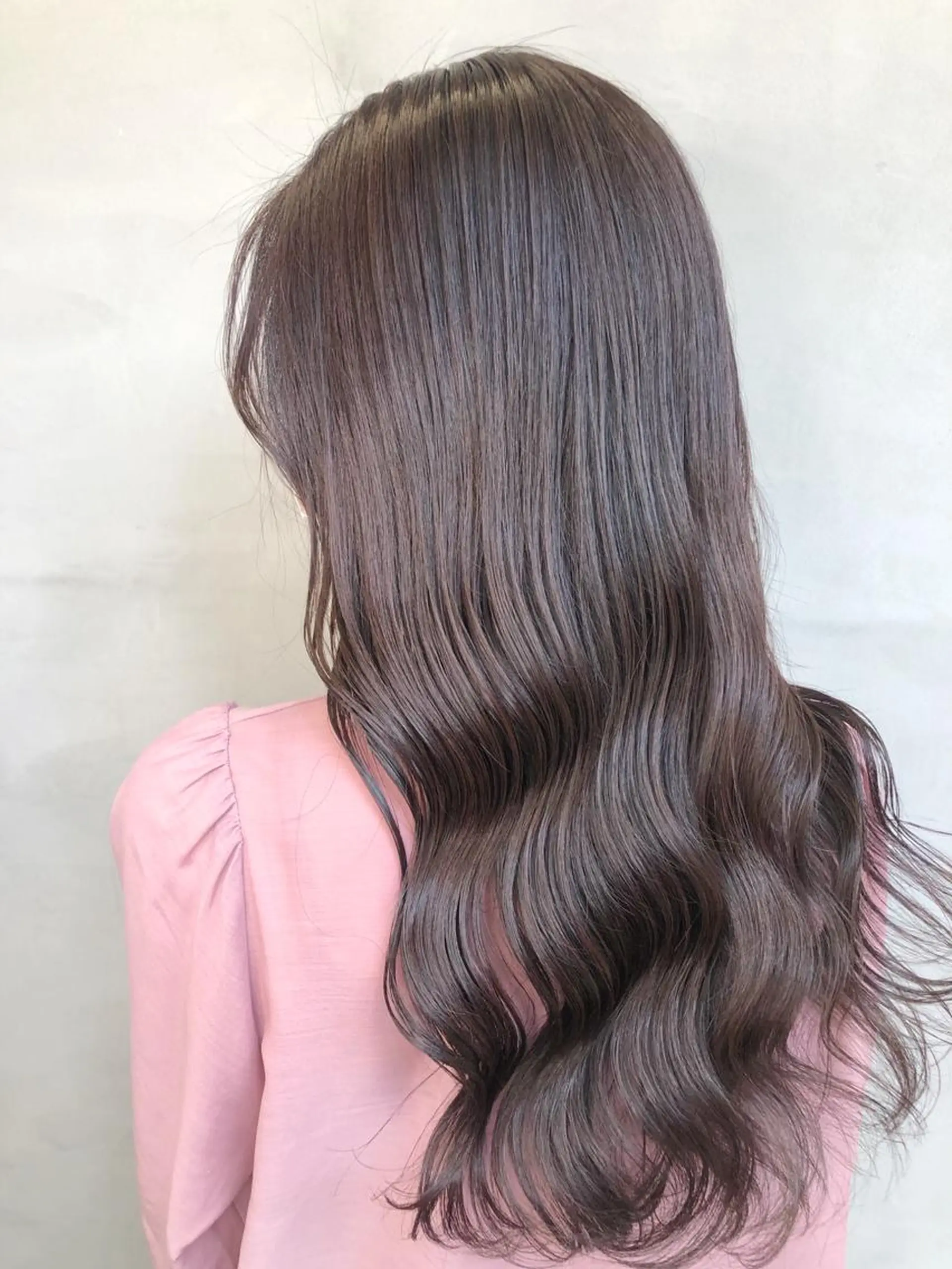 ロング カラー カット ヘアカラー トリートメント マンツーマン／韓国 ヘア‎Amiのヘアスタイル