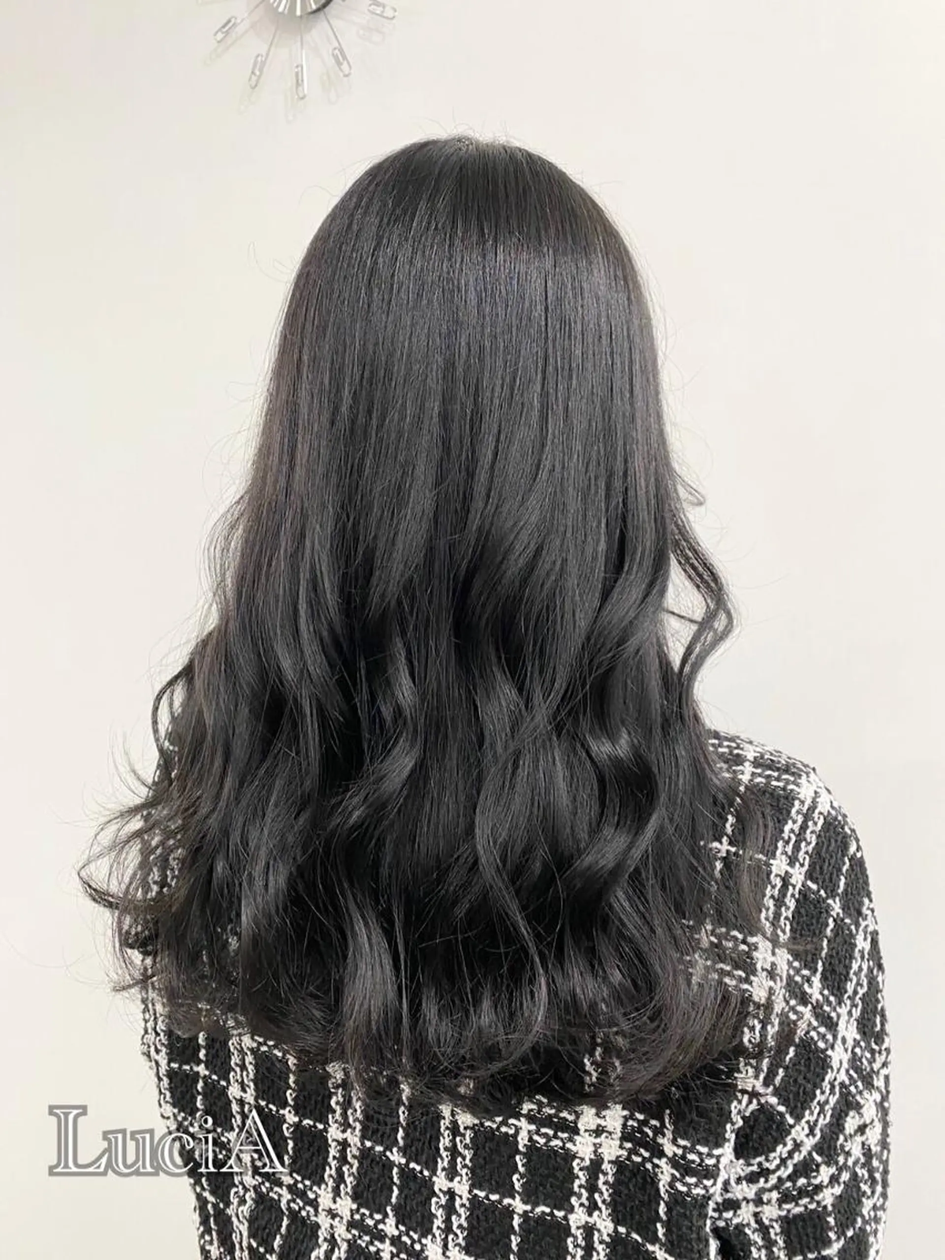 カラー ロング ヘアアレンジ エクステ LuciA\5900のヘアスタイル