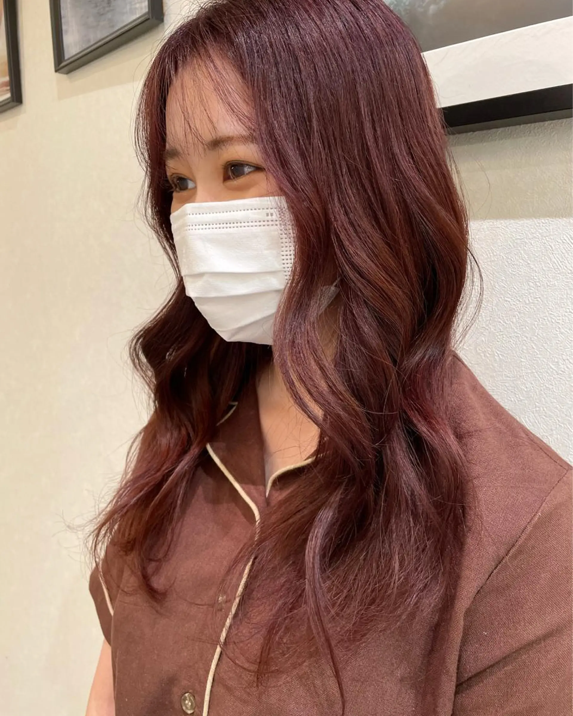 ロング カラー 高梨 菜々のヘアスタイル