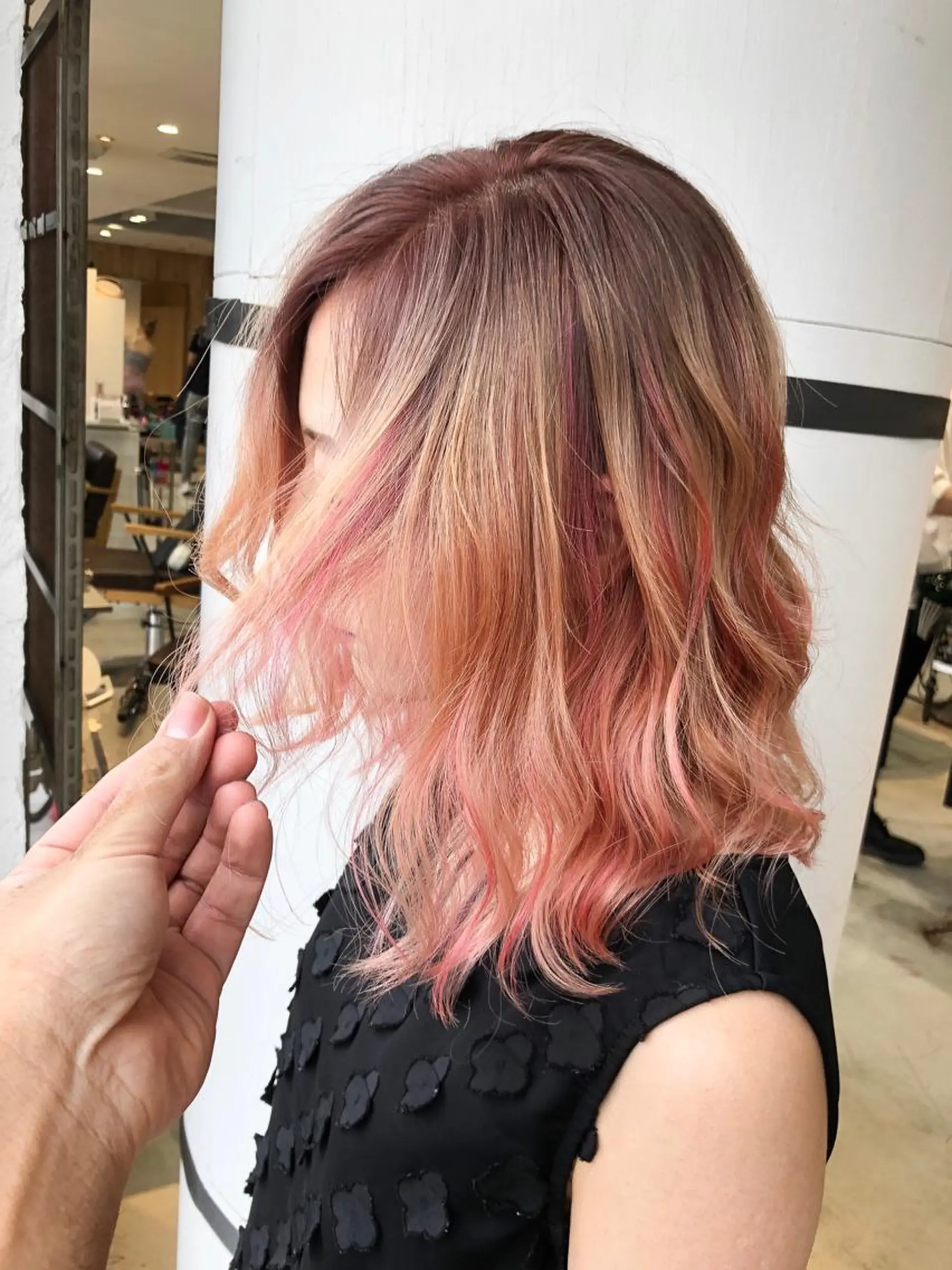 ミディアム カラー welring hair salonのヘアスタイル