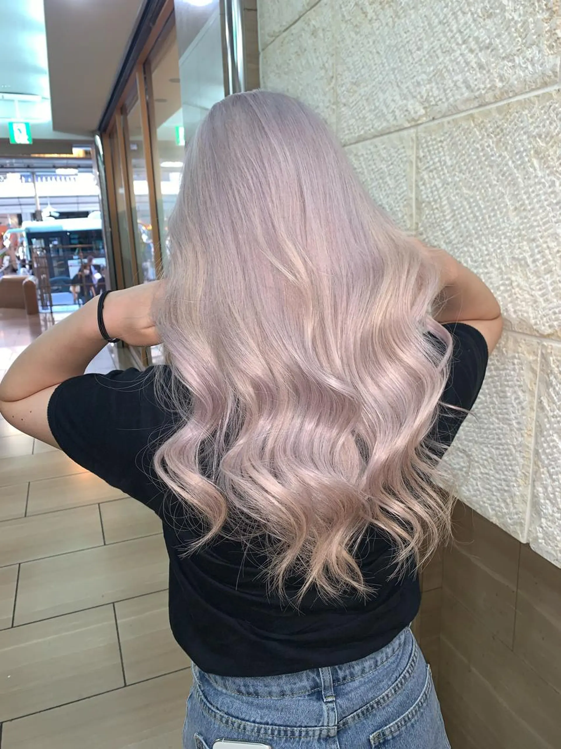 ロング ヘアカラー トリートメント S.SWEET 河原町店のヘアスタイル