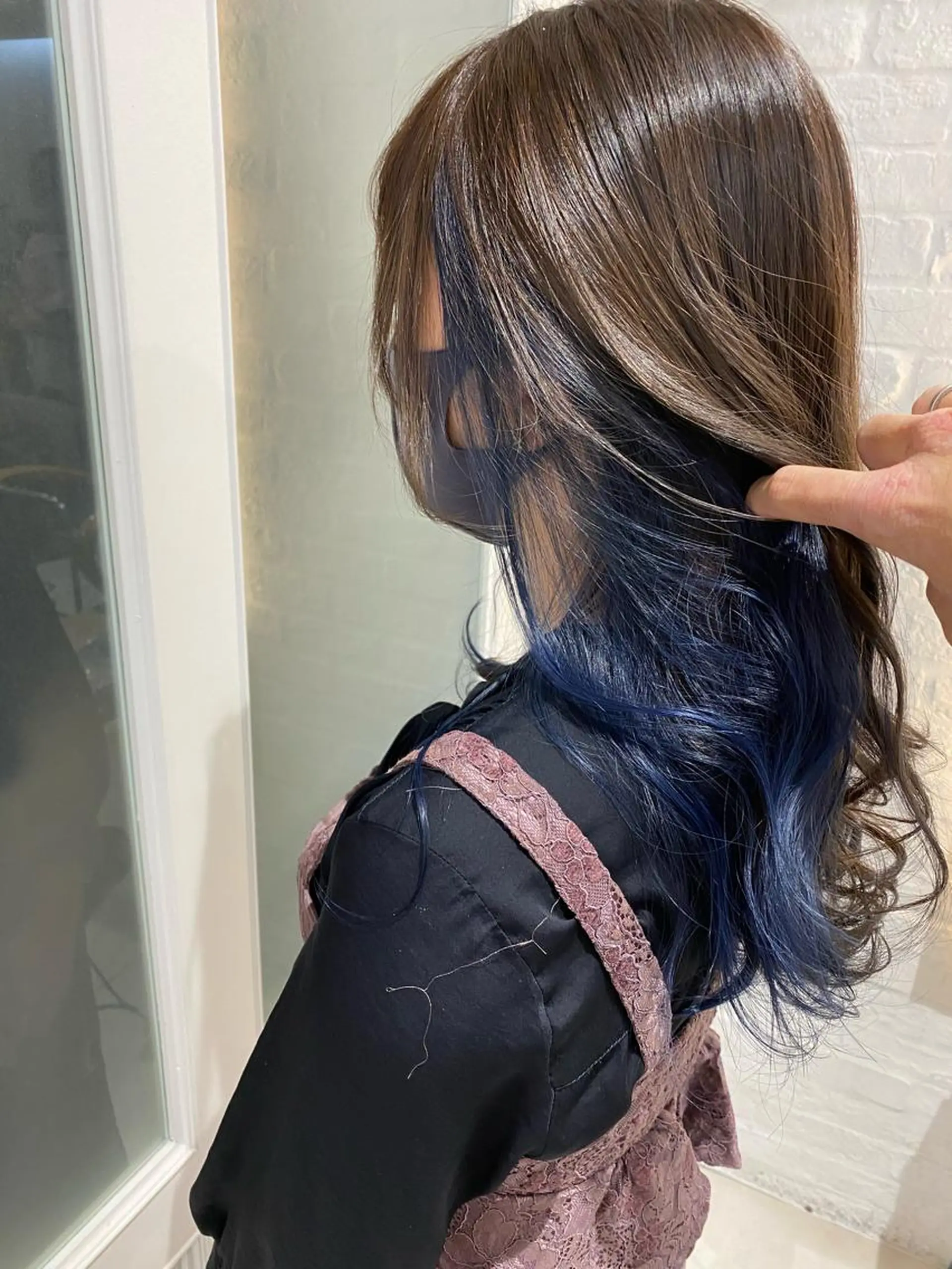 ロング カラー ブリーチ インナーカラー 🍀透明感抜群🍀/ ハイトーンカラーのヘアスタイル