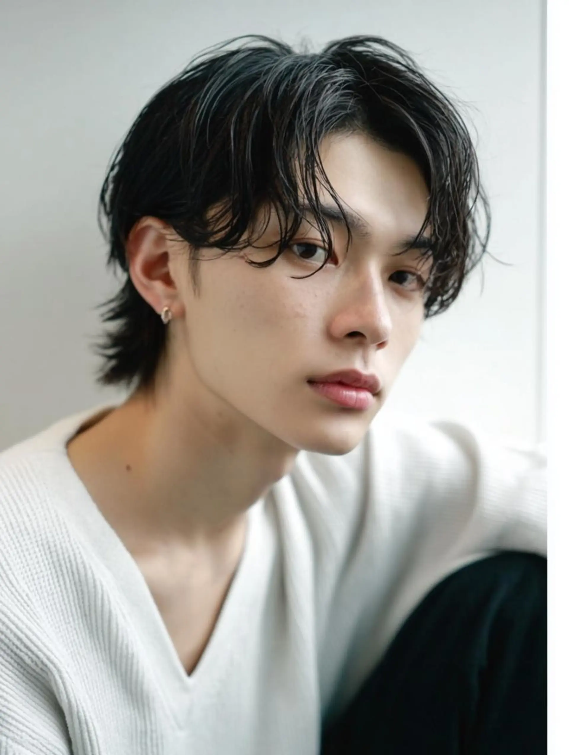 セミロング 島田 光✨️のヘアスタイル