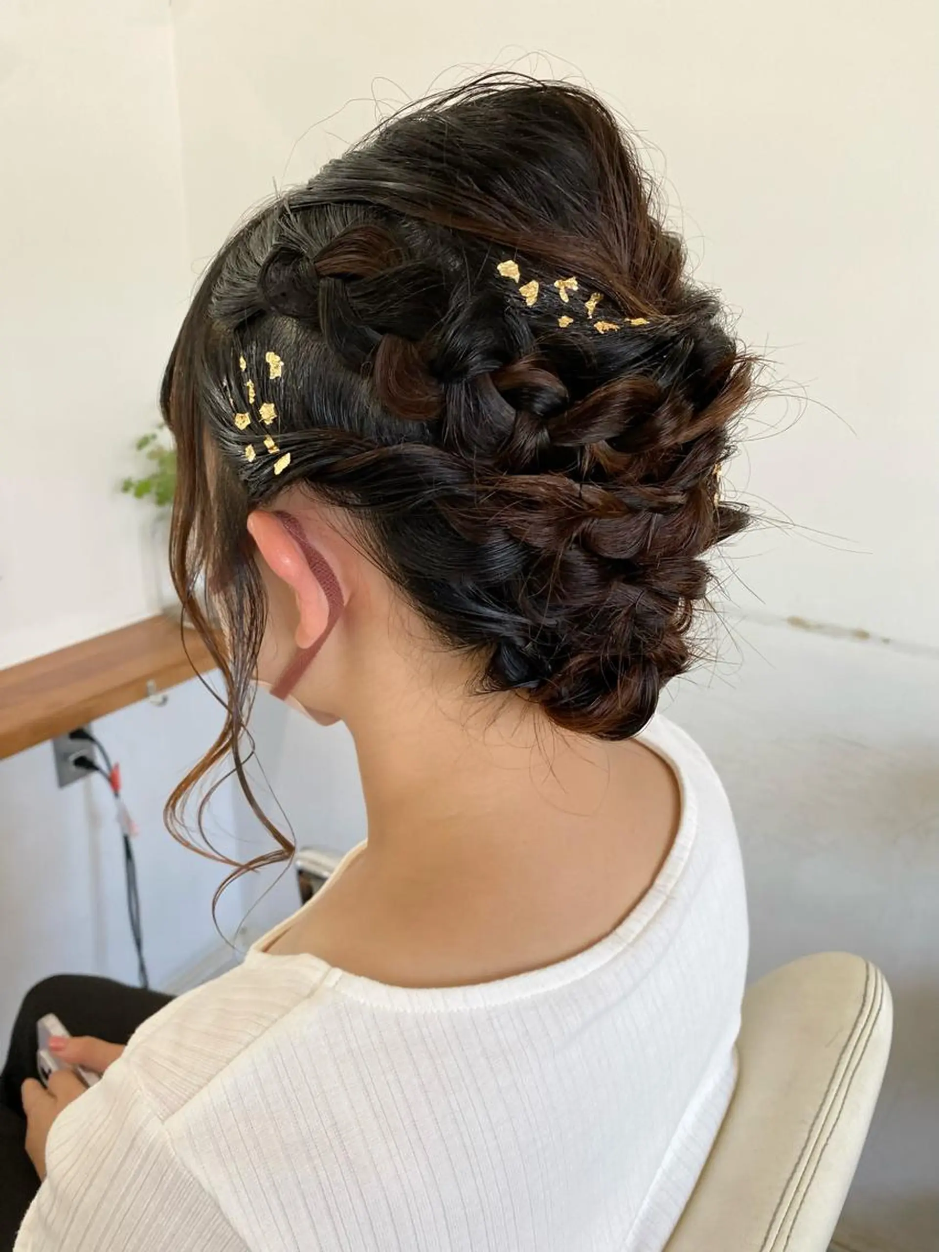 ミディアム ヘアアレンジ ヘアセット Kazaoka Saraのヘアスタイル