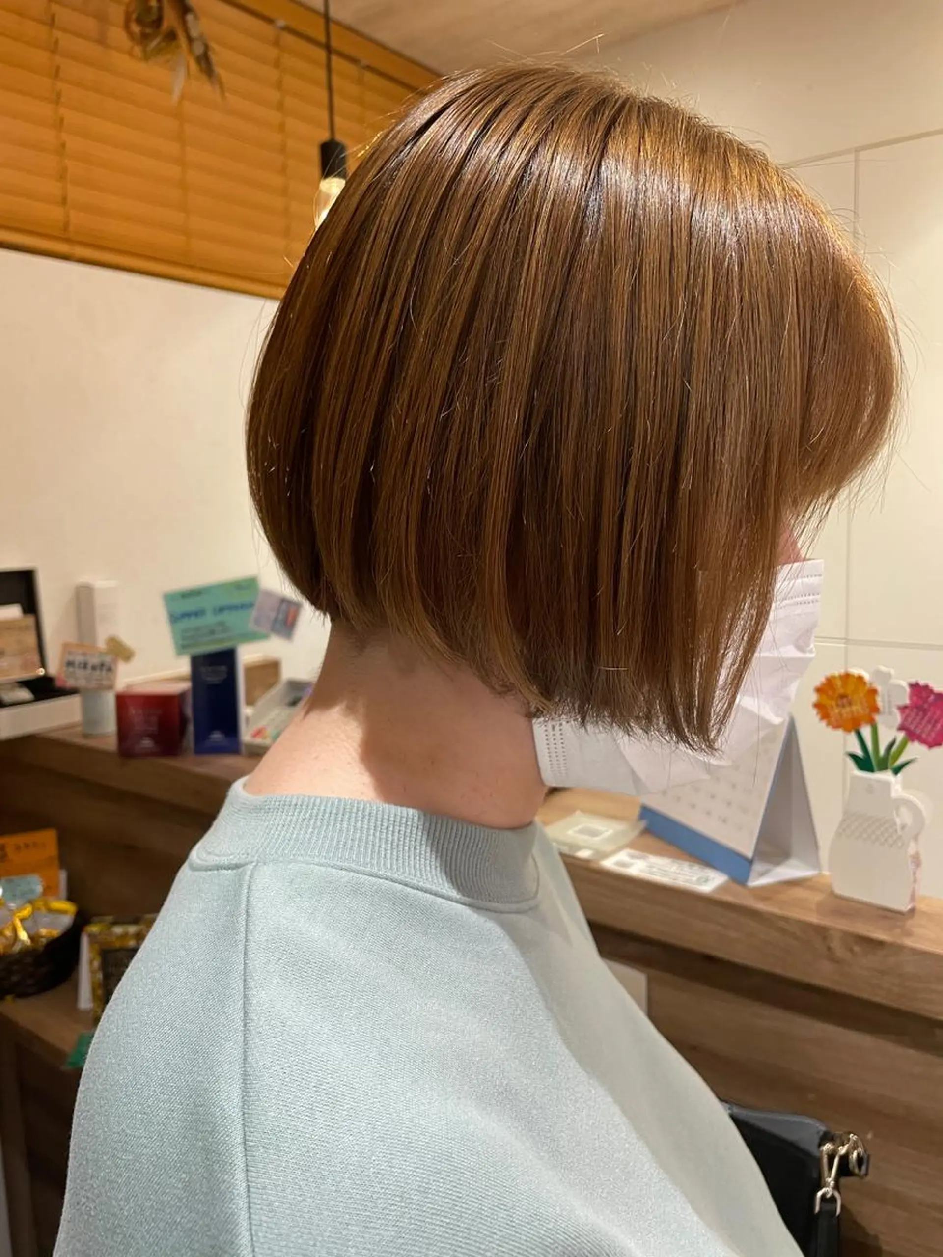 ショート カラー カット ヘアカラー 似合わせ レイヤー須川のヘアスタイル