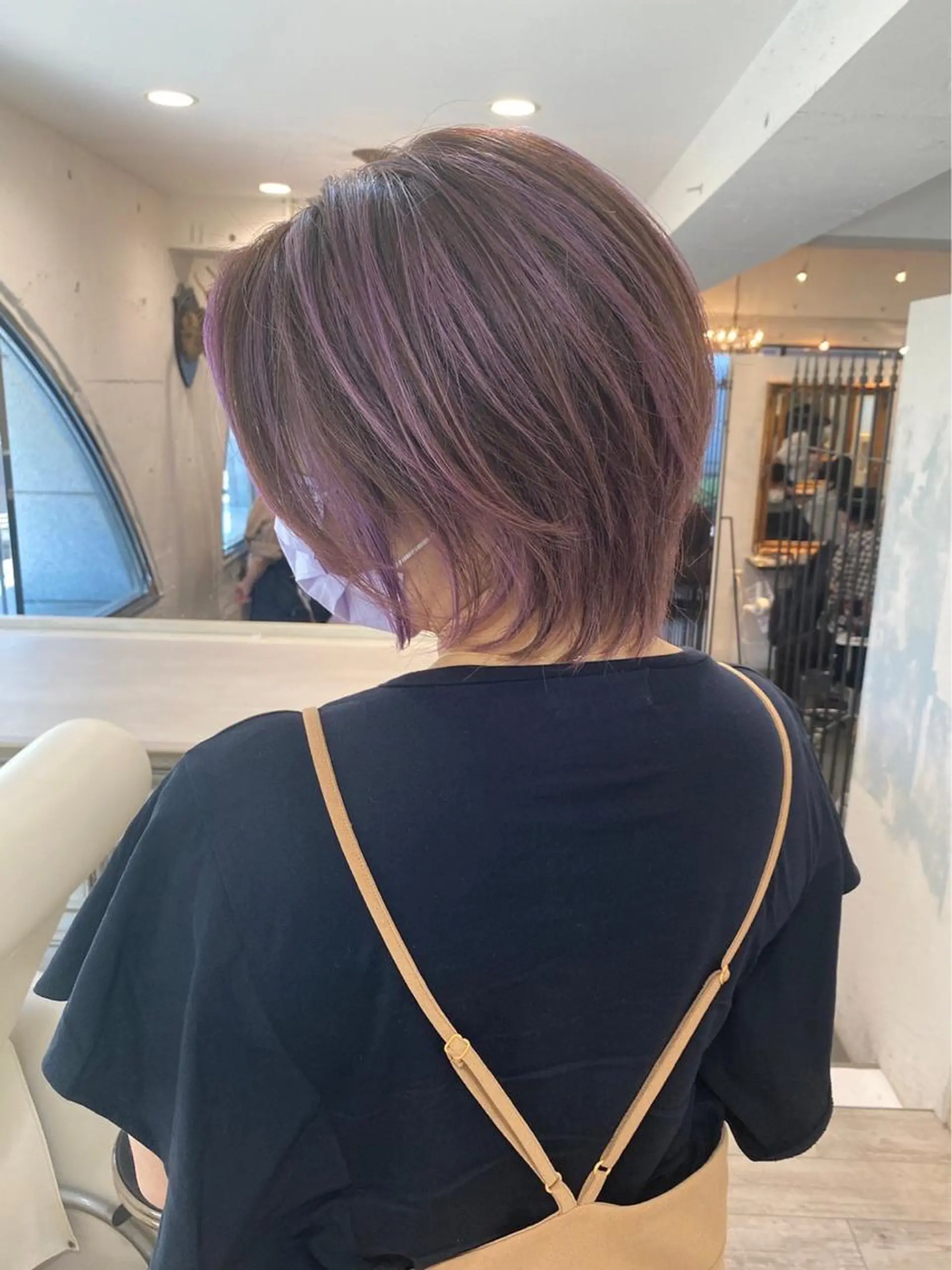 ショート カラーが上手い 辻悠月のヘアスタイル