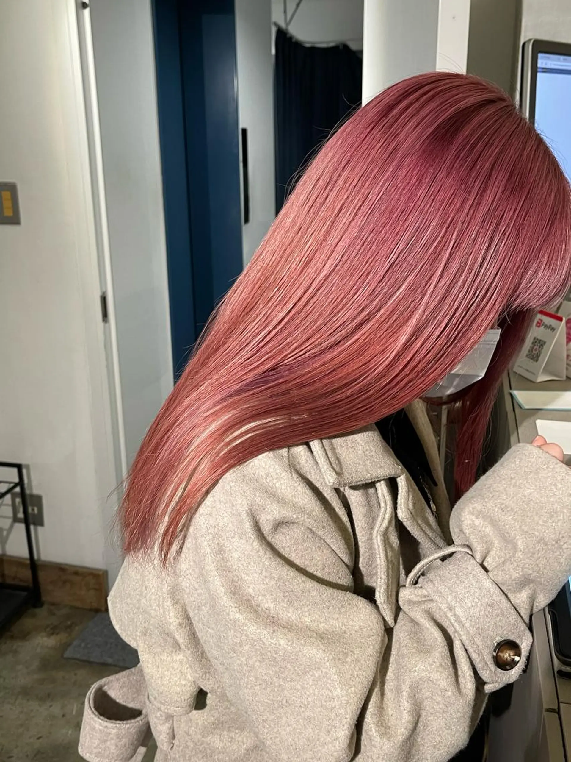 セミロング 学生 レイヤーカット メンズケアブリーチ 特化🔥村田のヘアスタイル