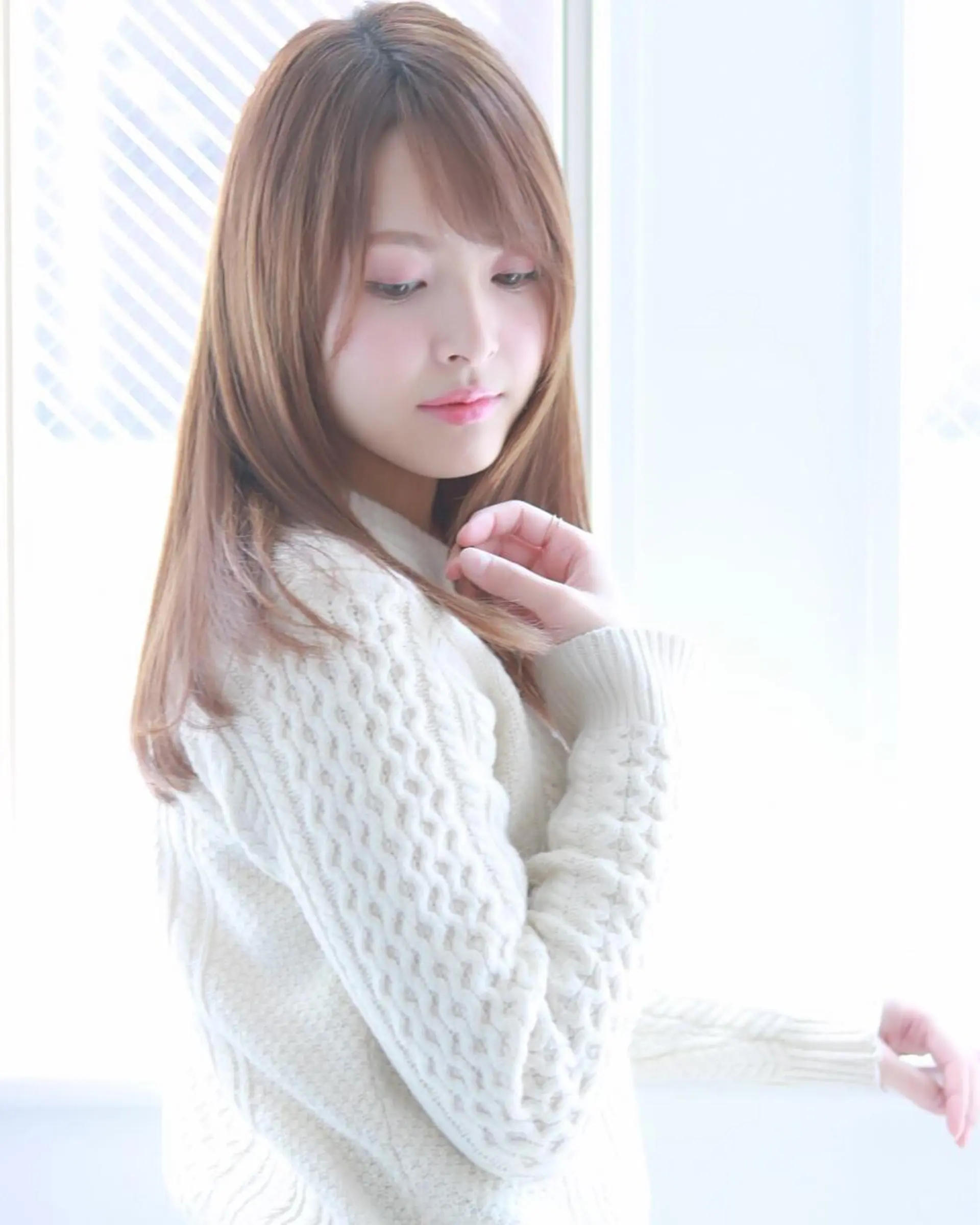 セミロング カラー アディクシーカラー イルミナカラー Tukka所属・柳澤 興輝のヘアスタイル