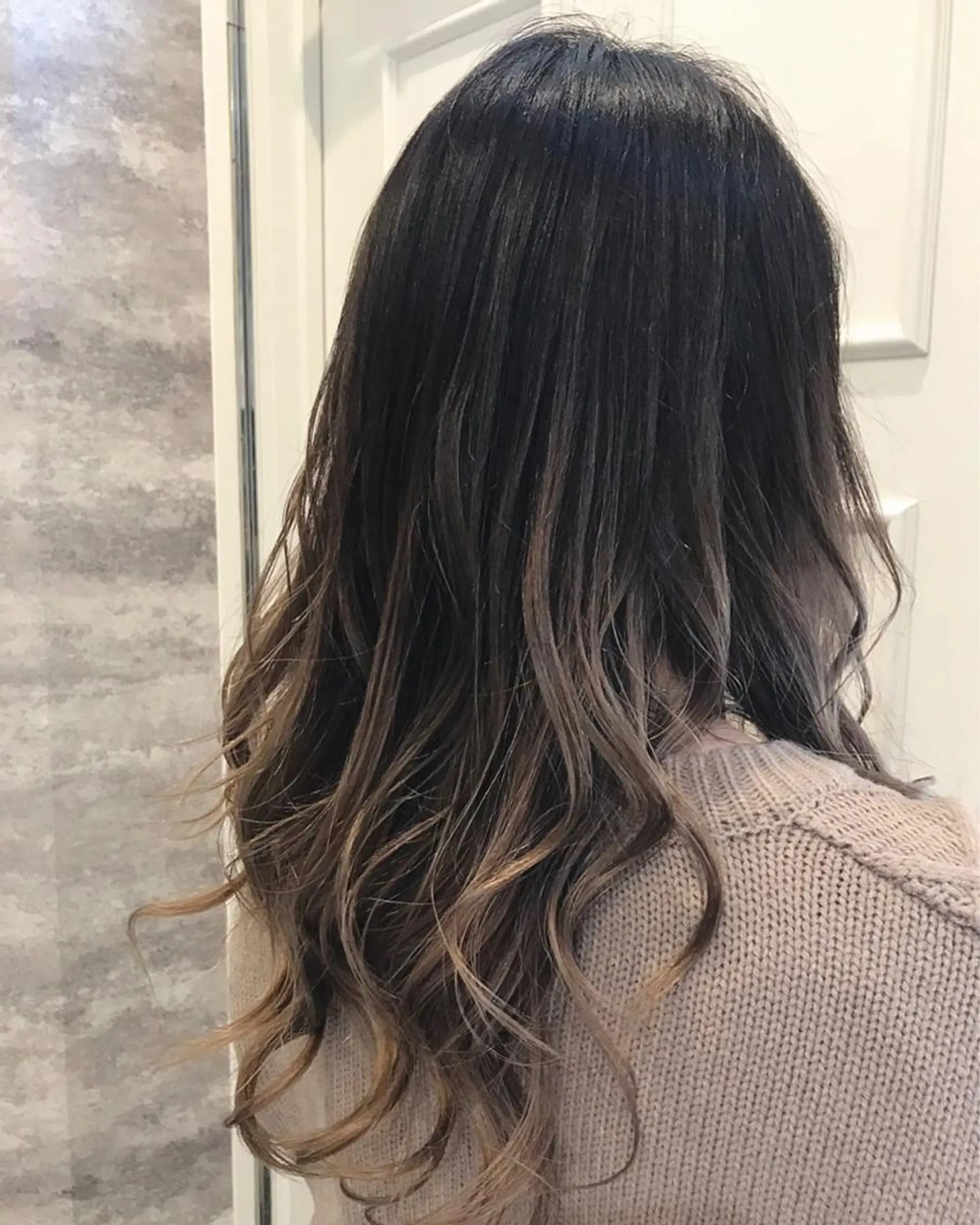 セミロング カラー ベージュカラー グラデーションカラー 🫟Blanco🫟 Color&Careのヘアスタイル