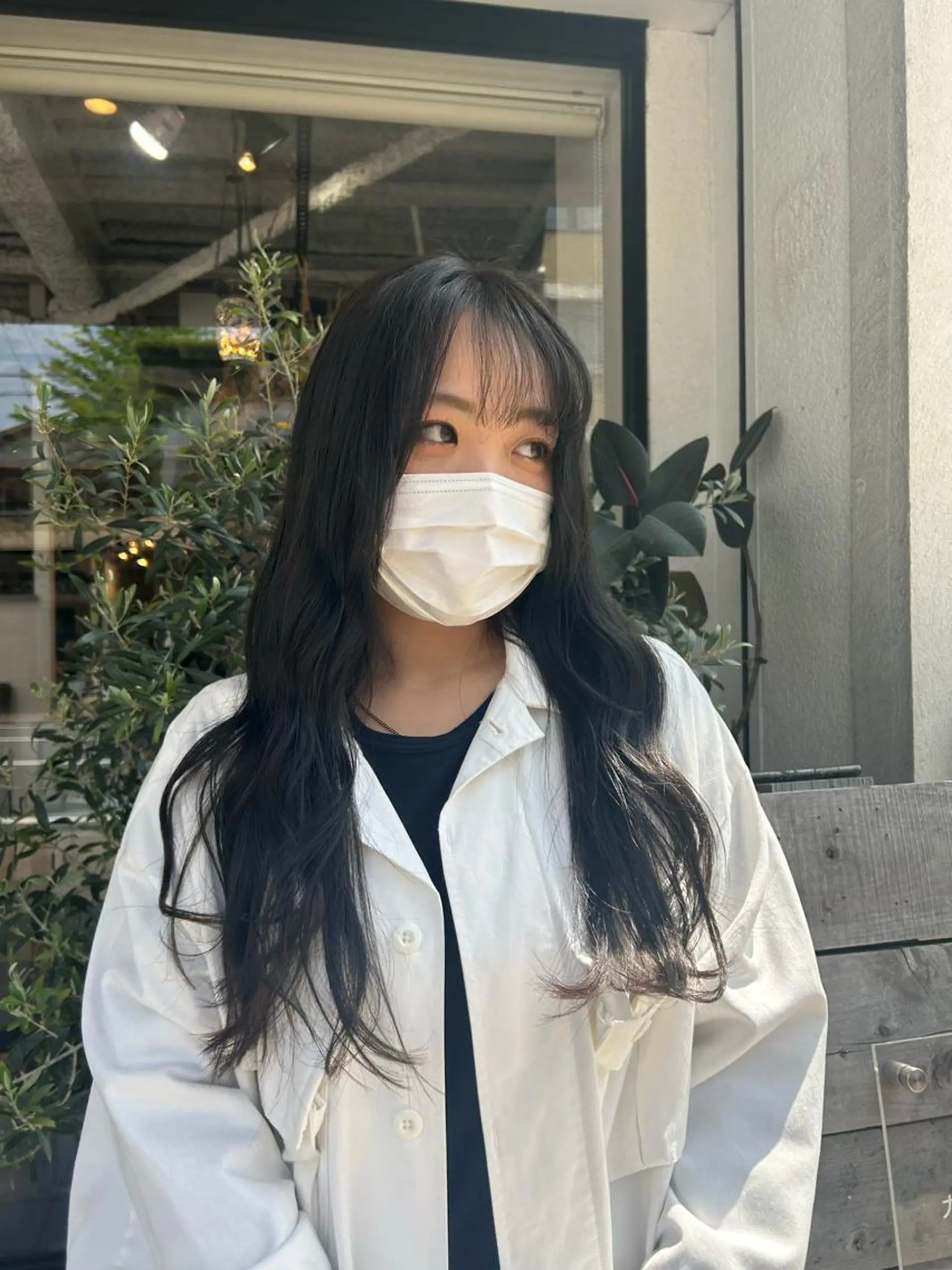 ロング カラー 木村 陽菜のヘアスタイル