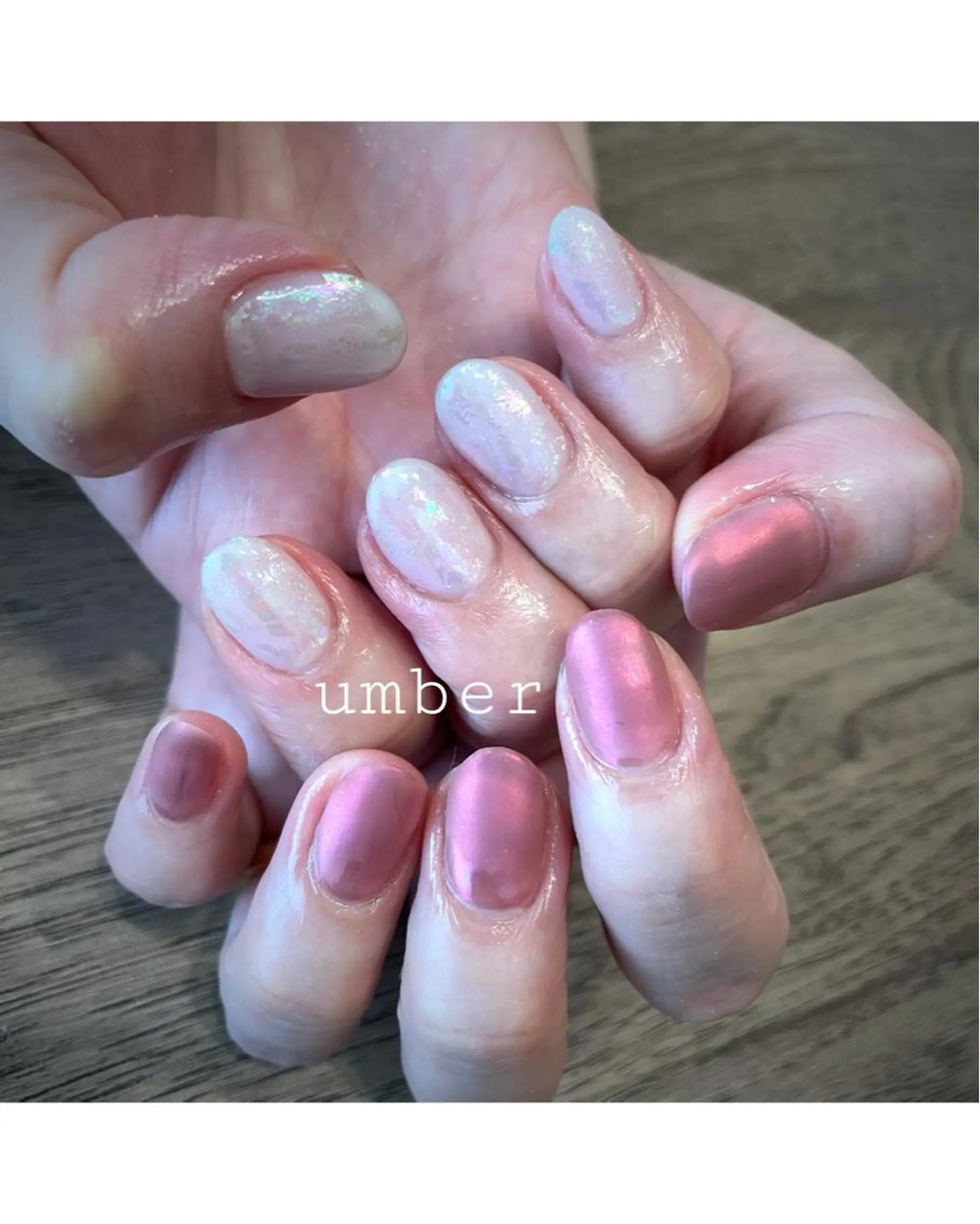 ネイル クリアネイル フットネイル フレンチネイル マグネットネイル マットネイル ハンドネイル umber 三茶1分のネイルデザイン